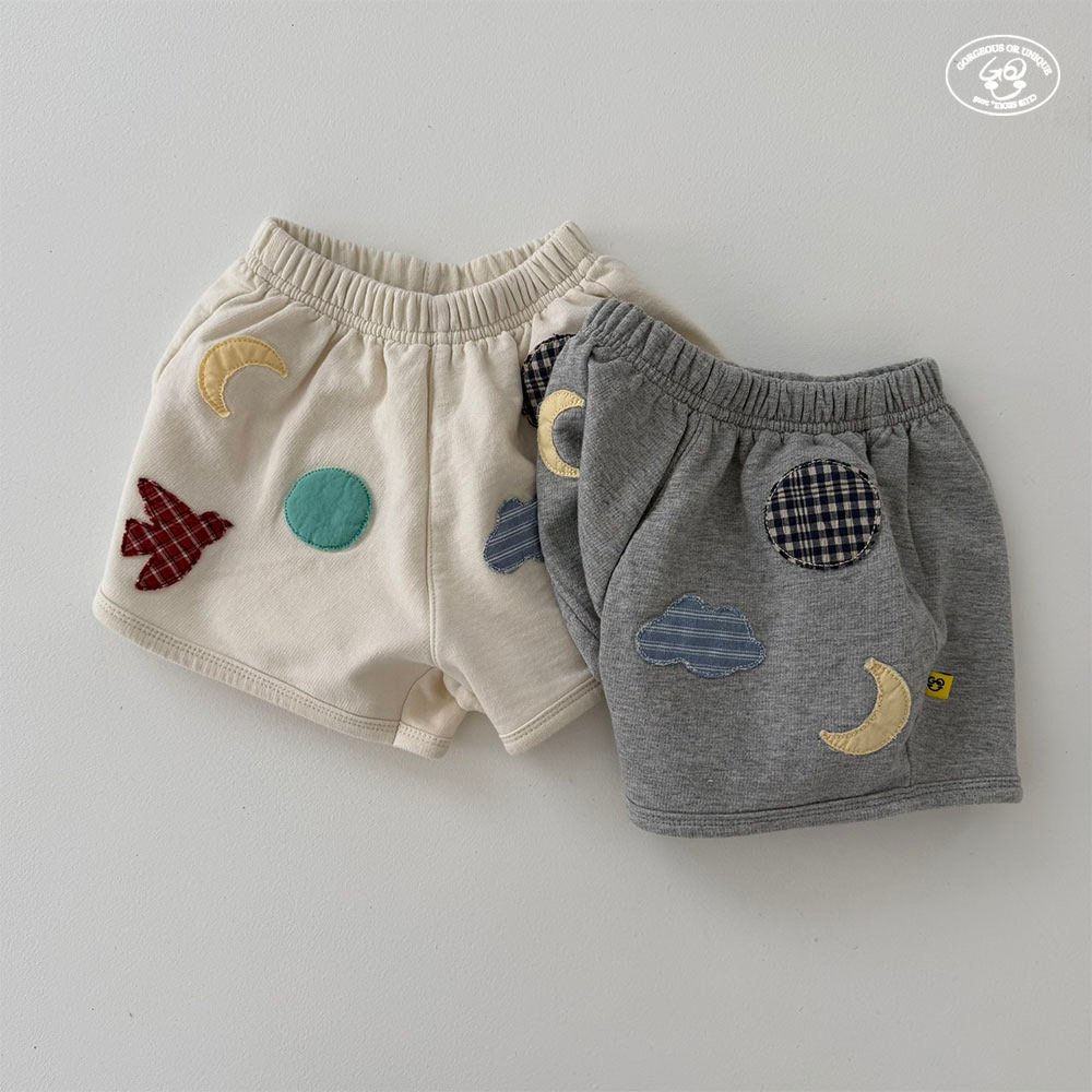 041614圖樣短褲(兩色)