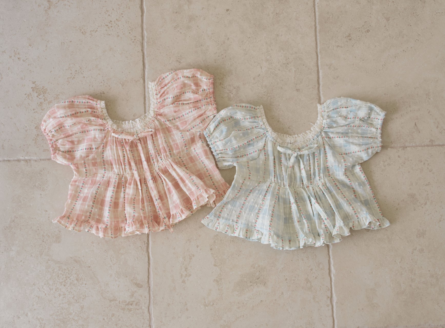 032708格子造型上衣(兩色)