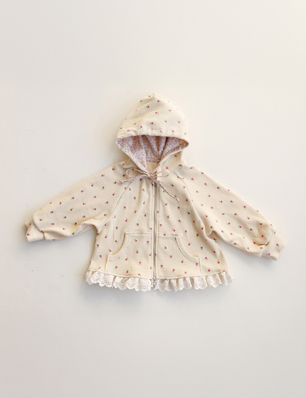 15525花連帽外套B