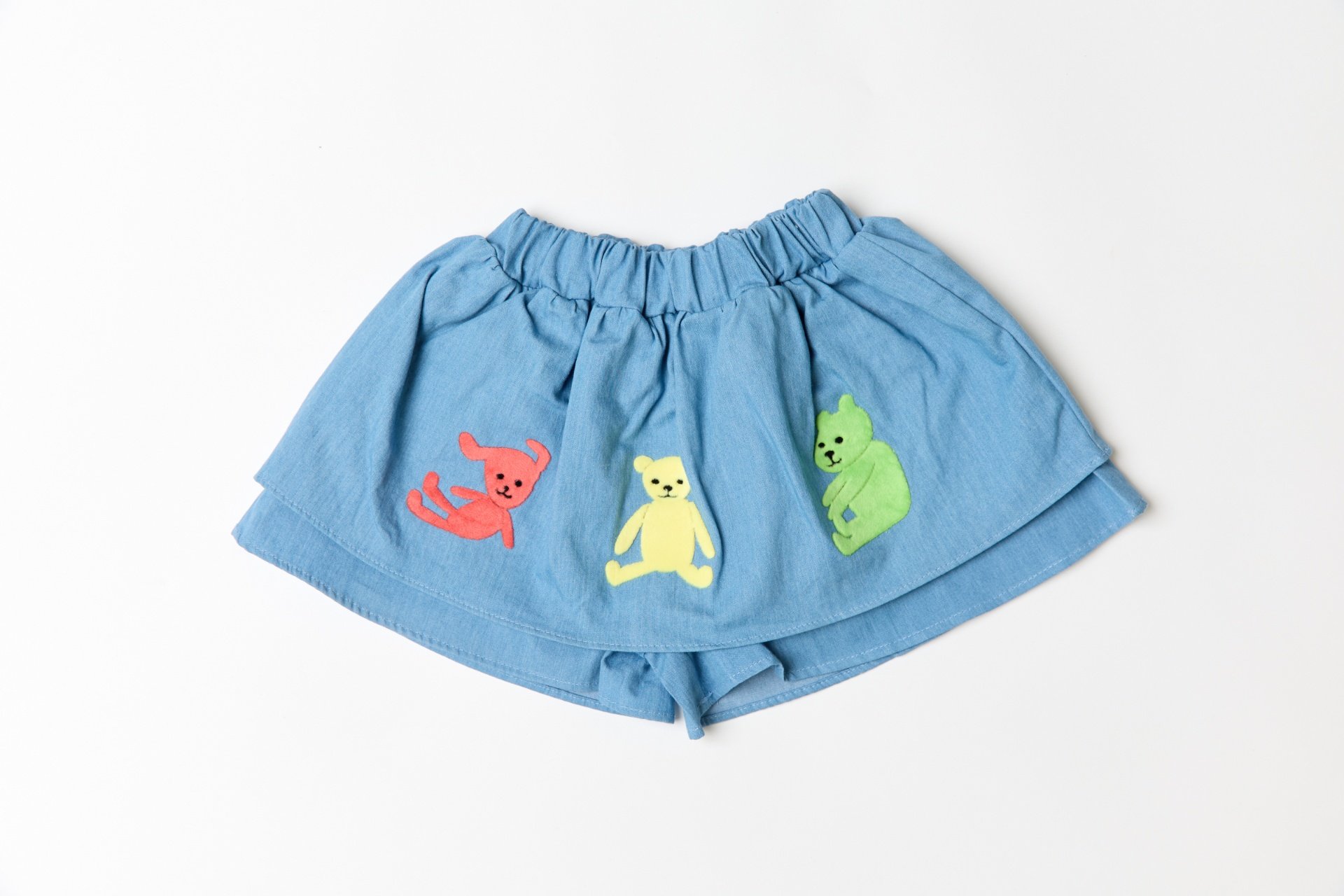 040833動物牛仔褲裙