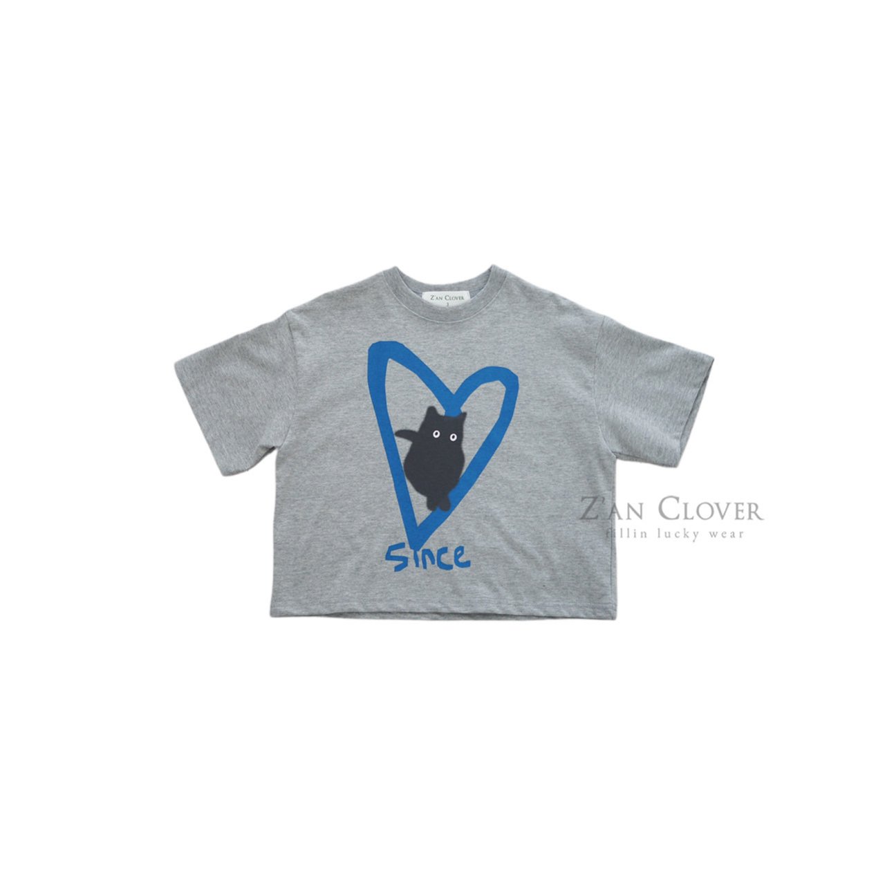 032501愛心貓咪上衣(兩色)