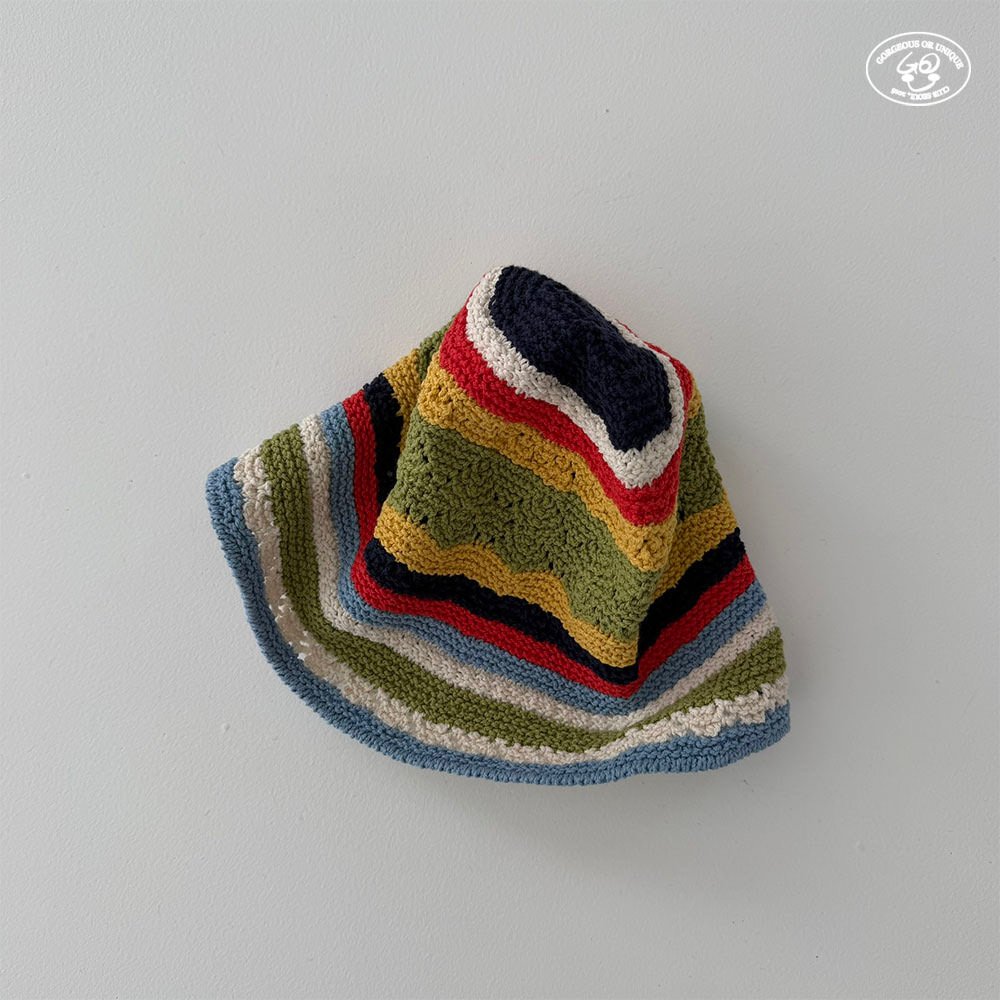 041658彩色條紋帽 041658彩色條紋帽