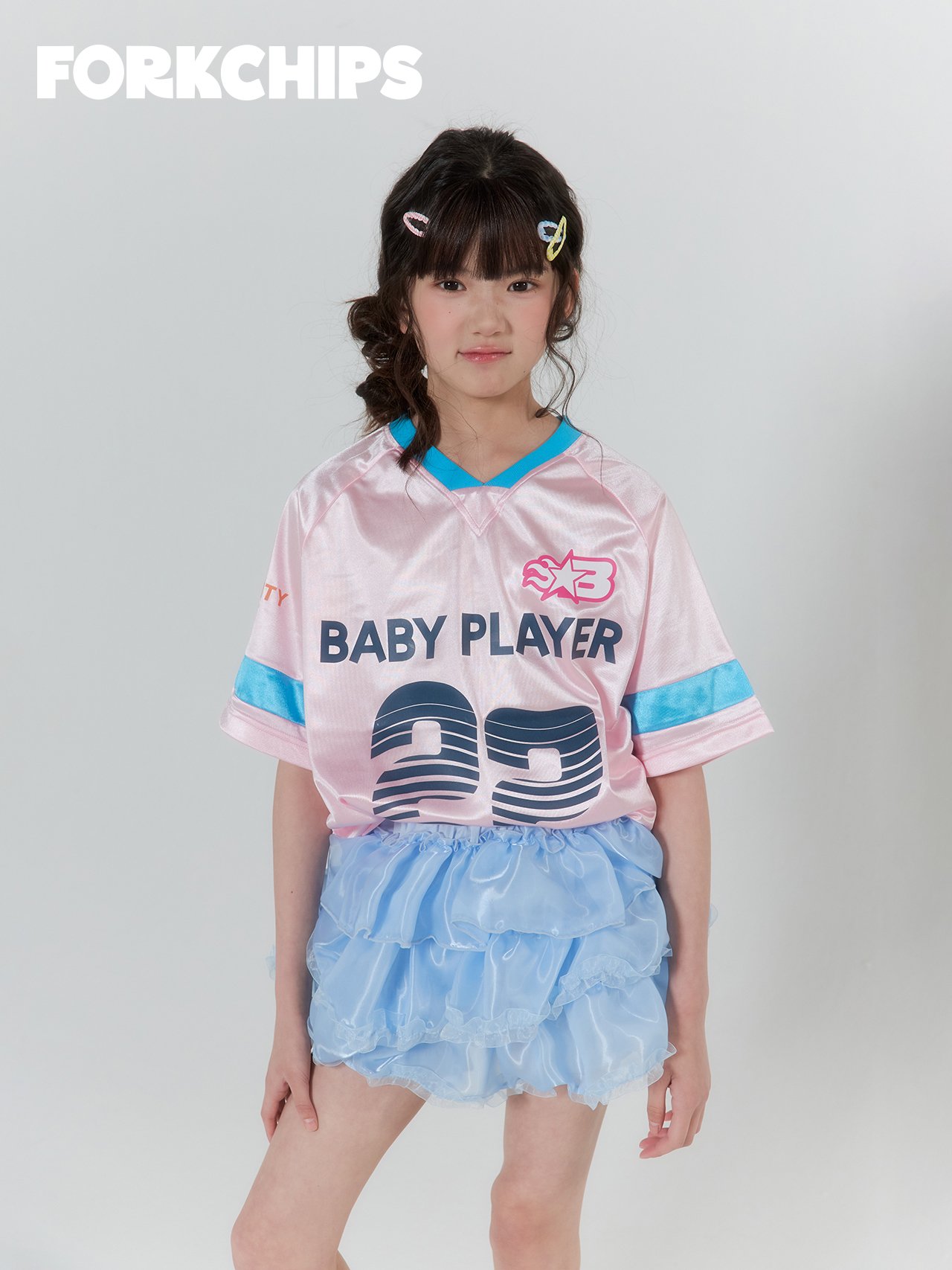 042061格子點點髮夾(五色)