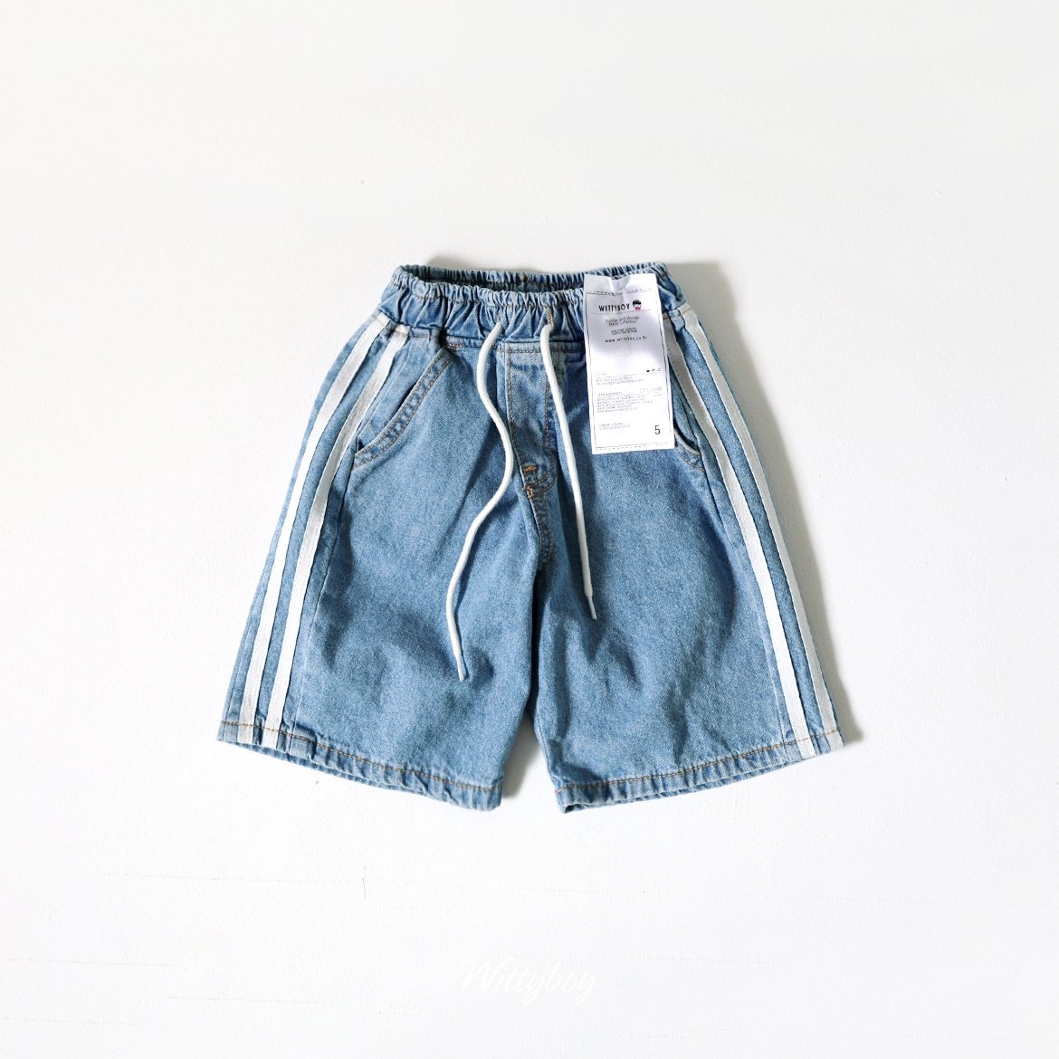 050912側邊雙線牛仔短褲