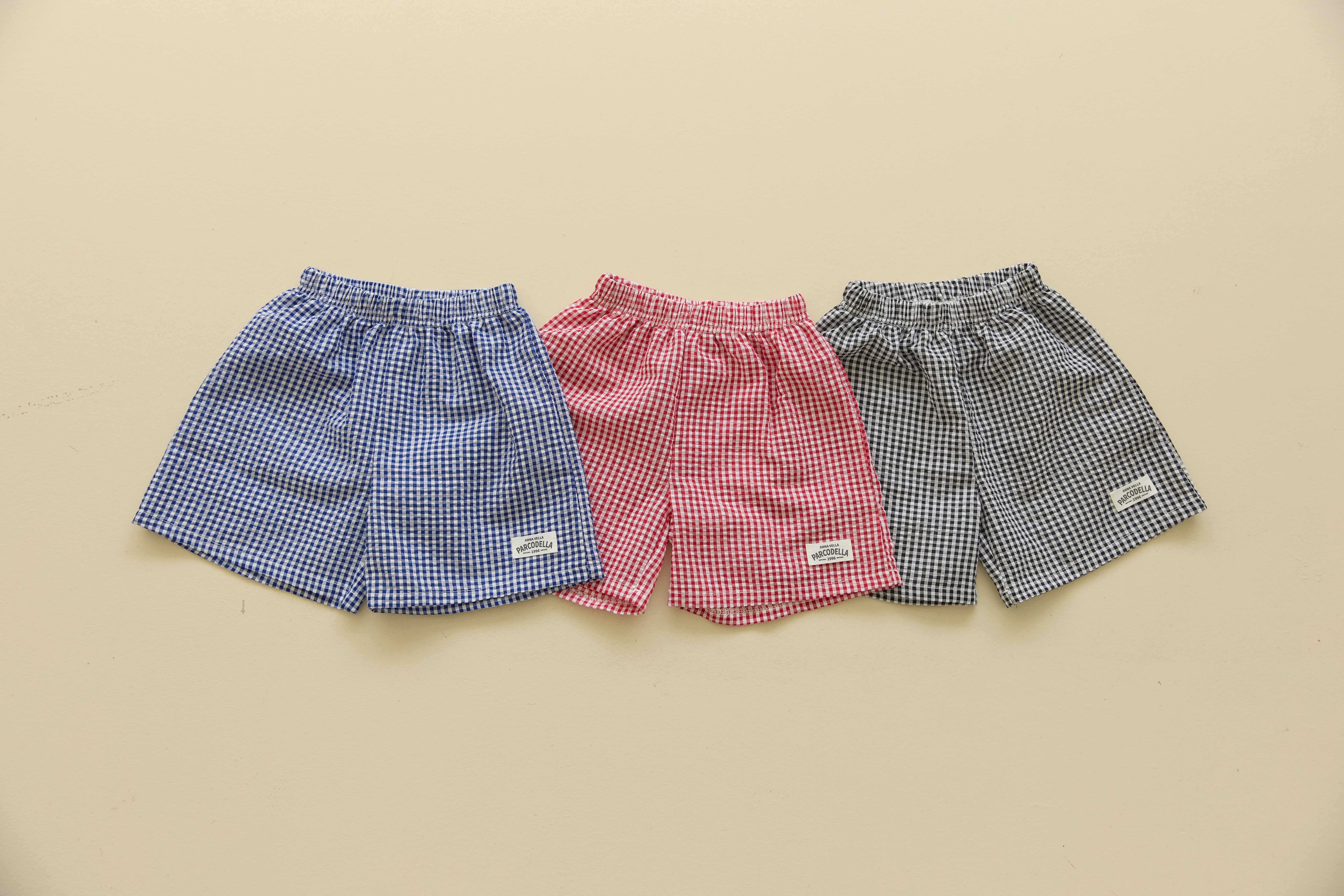 042349格子短褲(三色)