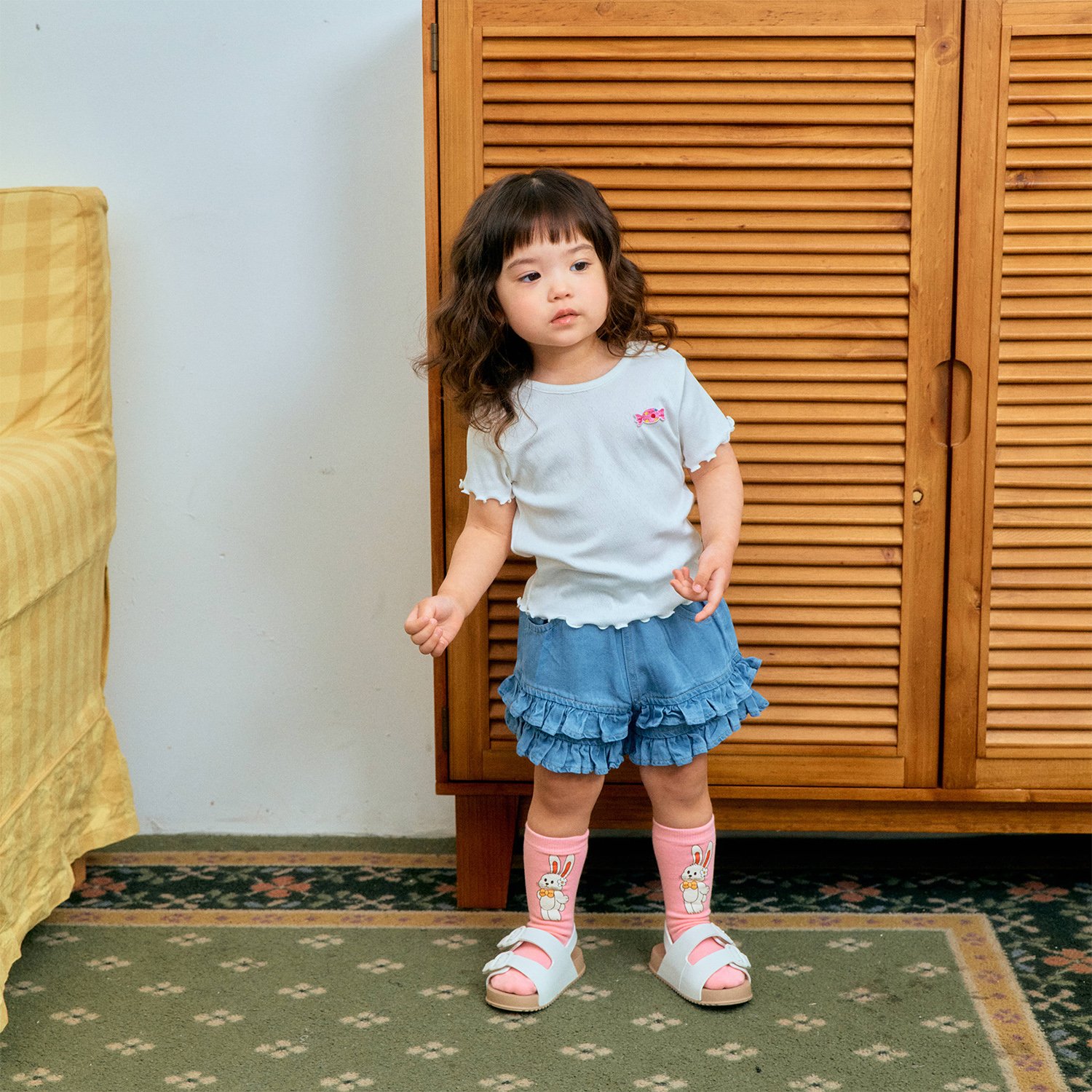 031720捲邊糖果上衣(兩色)