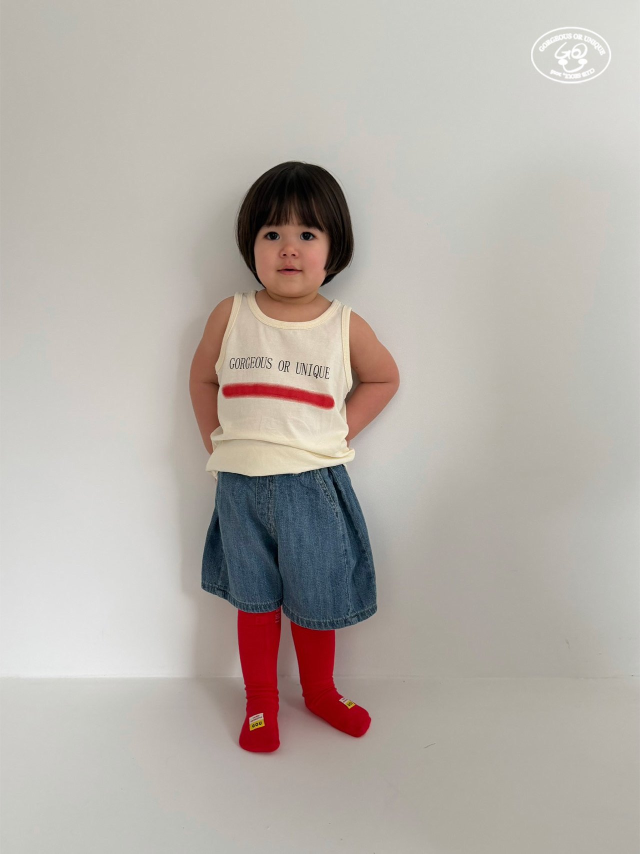 041617親子牛仔短褲(兩色)