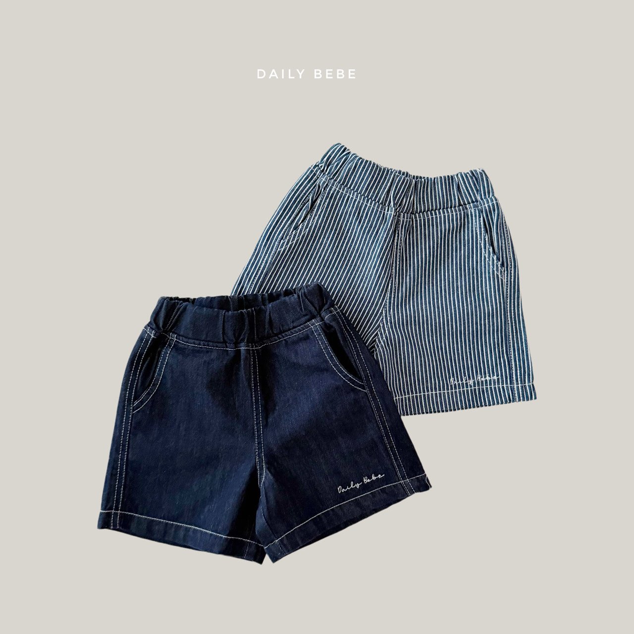 042527牛仔短褲(兩色)