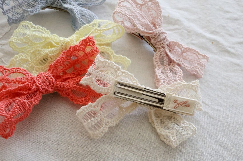 15534蝴蝶結髮夾(五色)