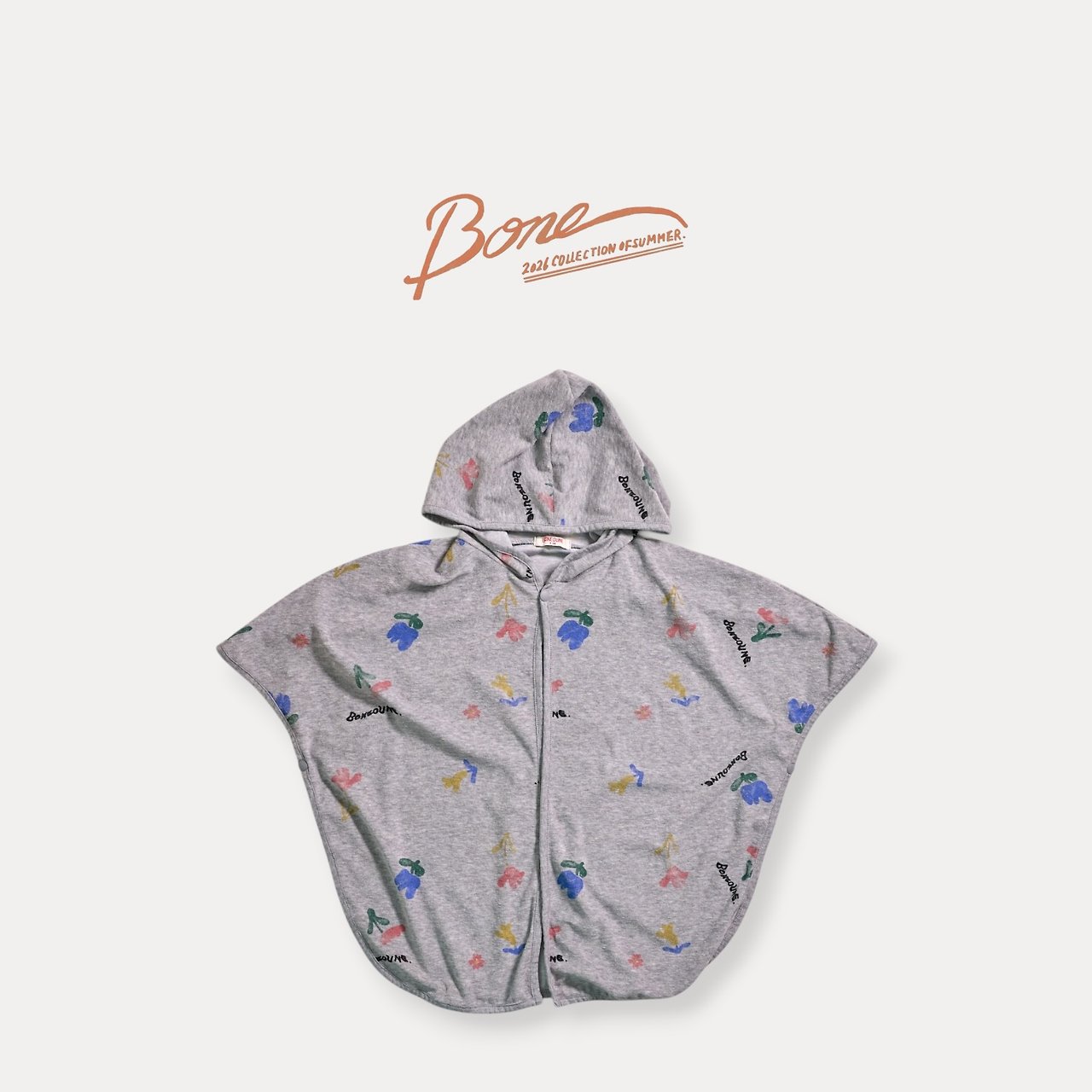 041759花連帽浴袍(兩色)