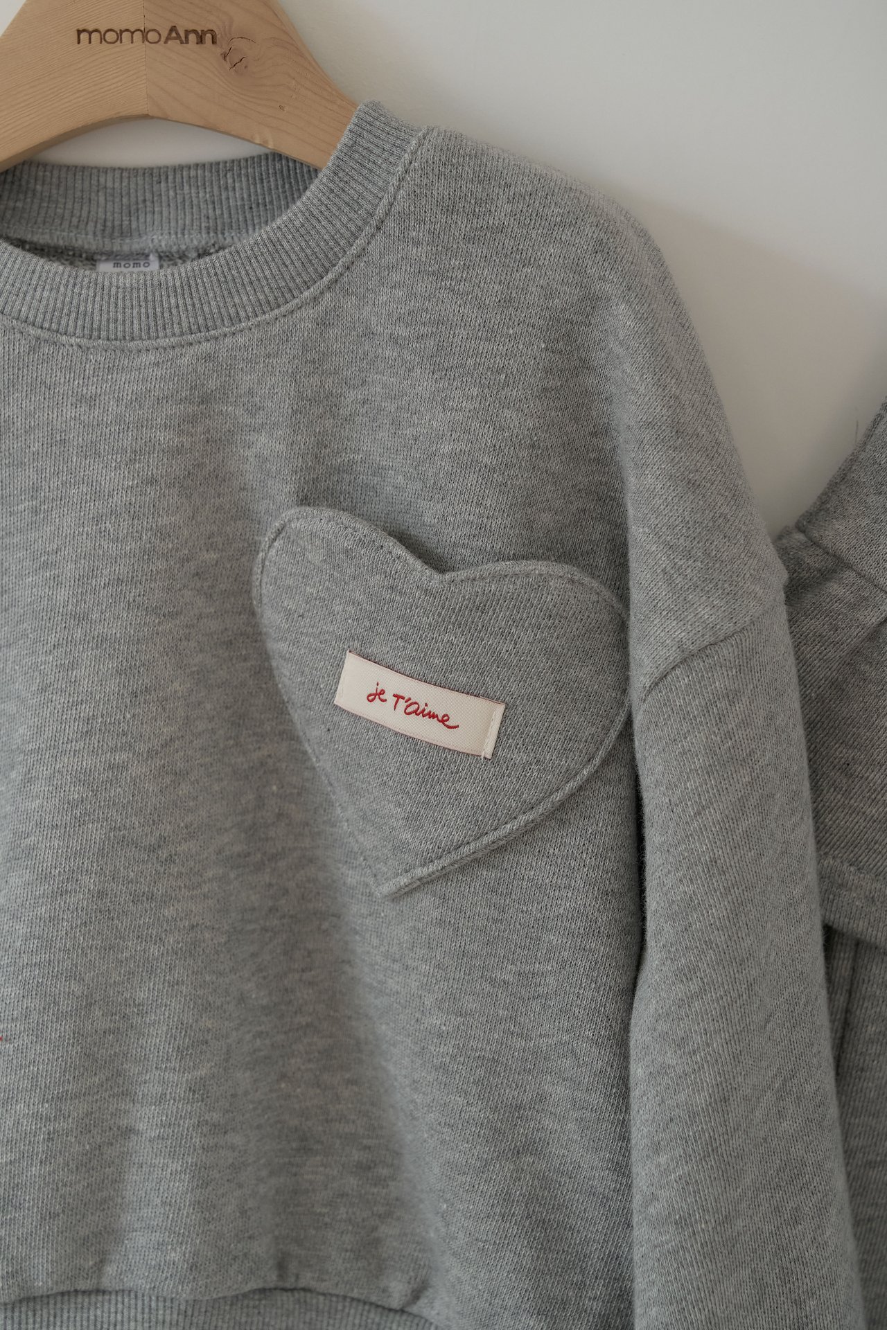 25412灰愛心口袋套裝