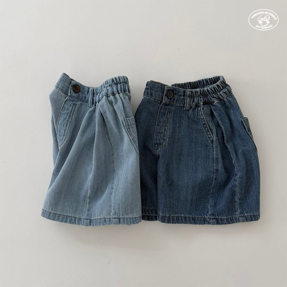 041617親子牛仔短褲(兩色)