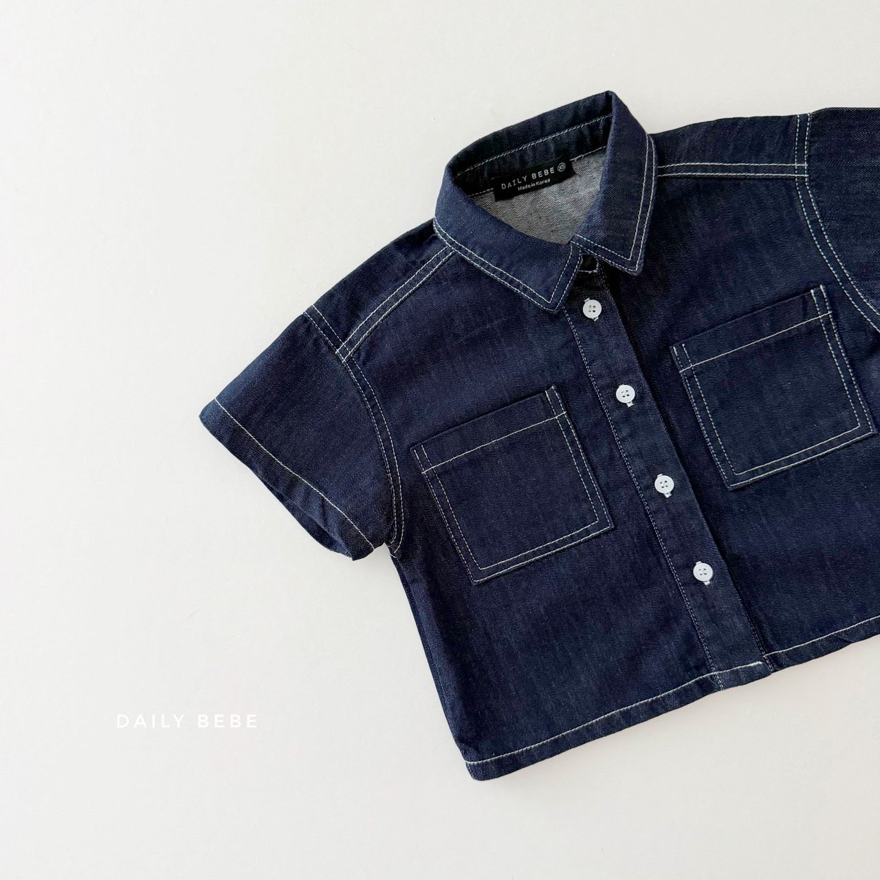 042526翻領牛仔上衣