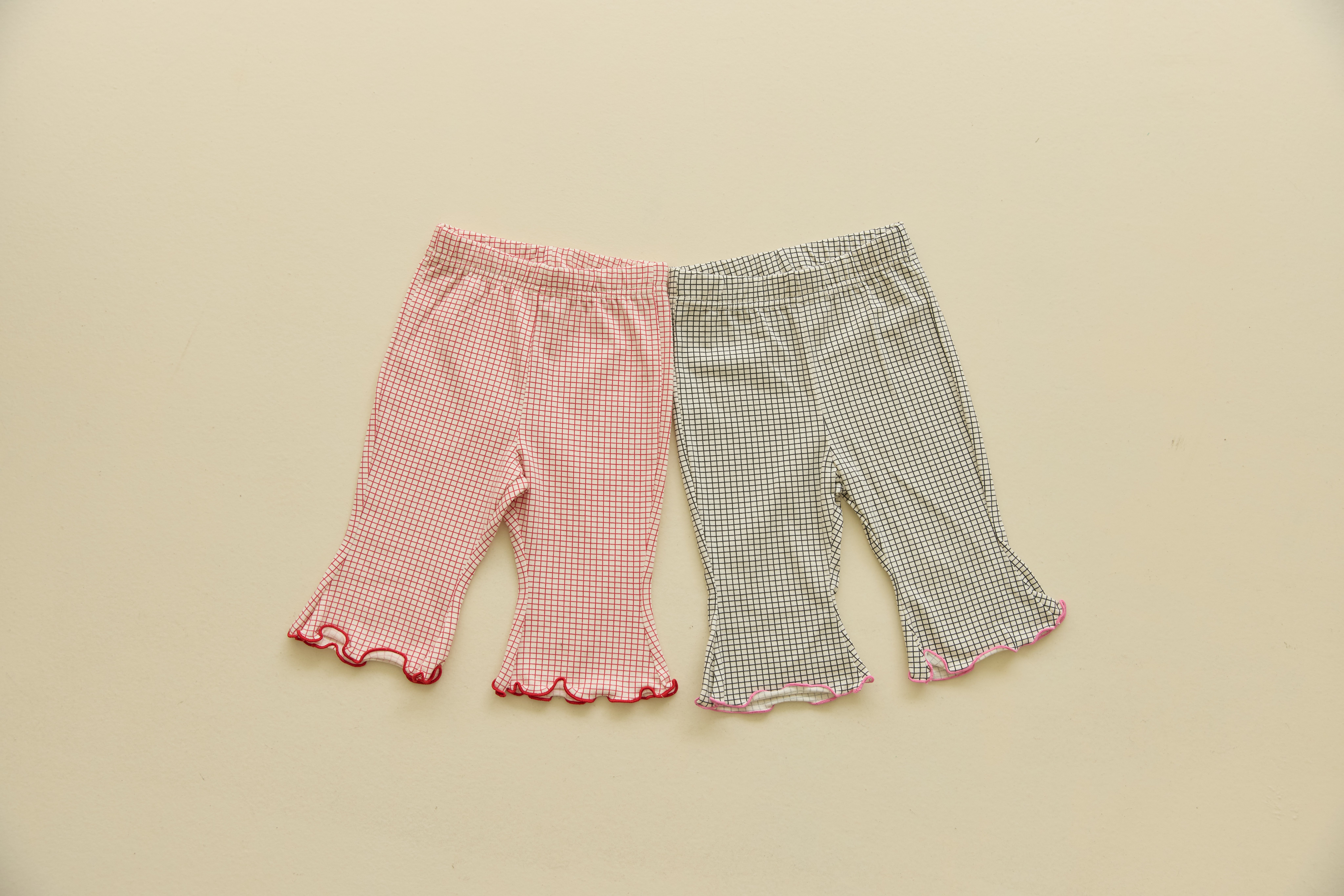 042348格子花邊褲(兩色)