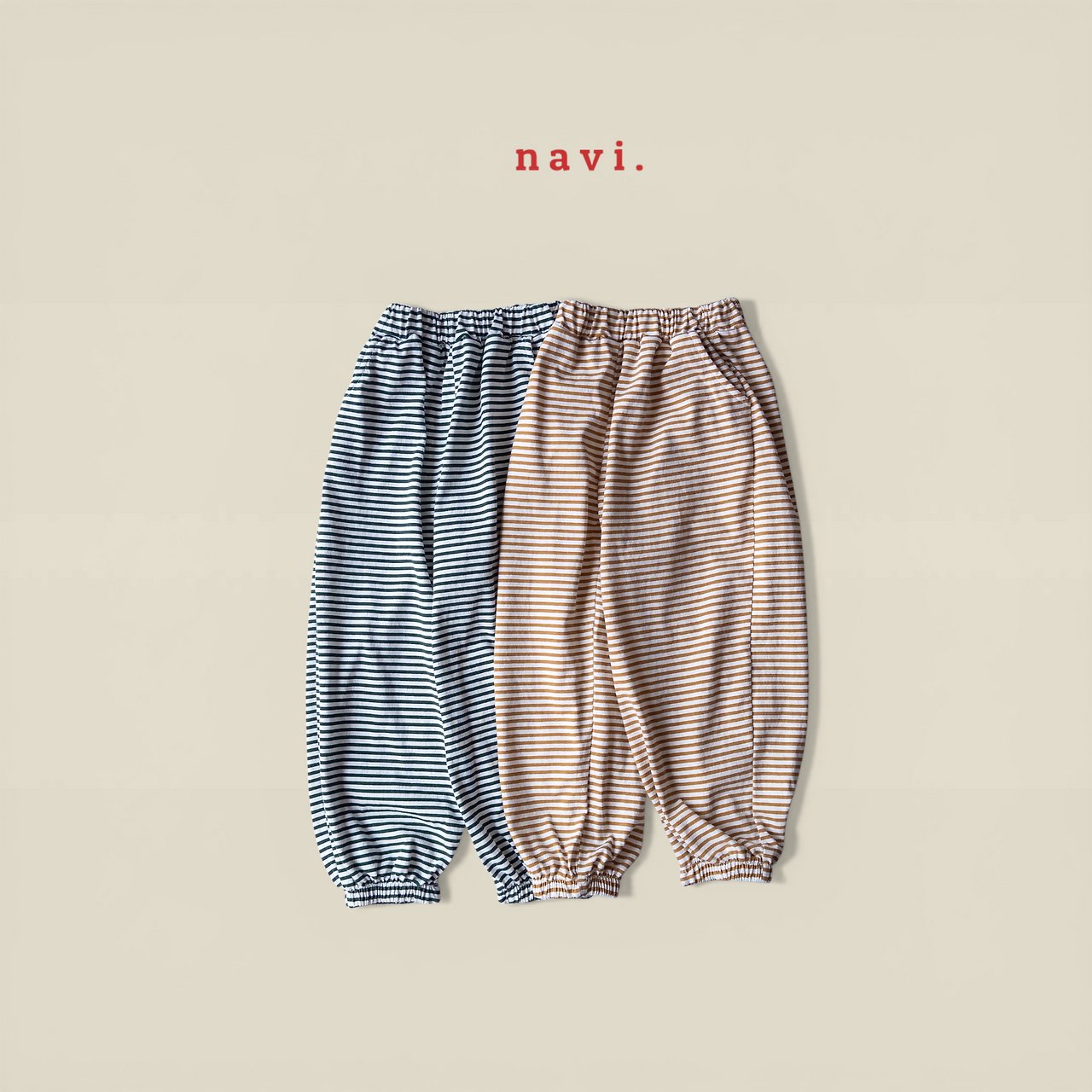 041525條紋束口褲(兩色)