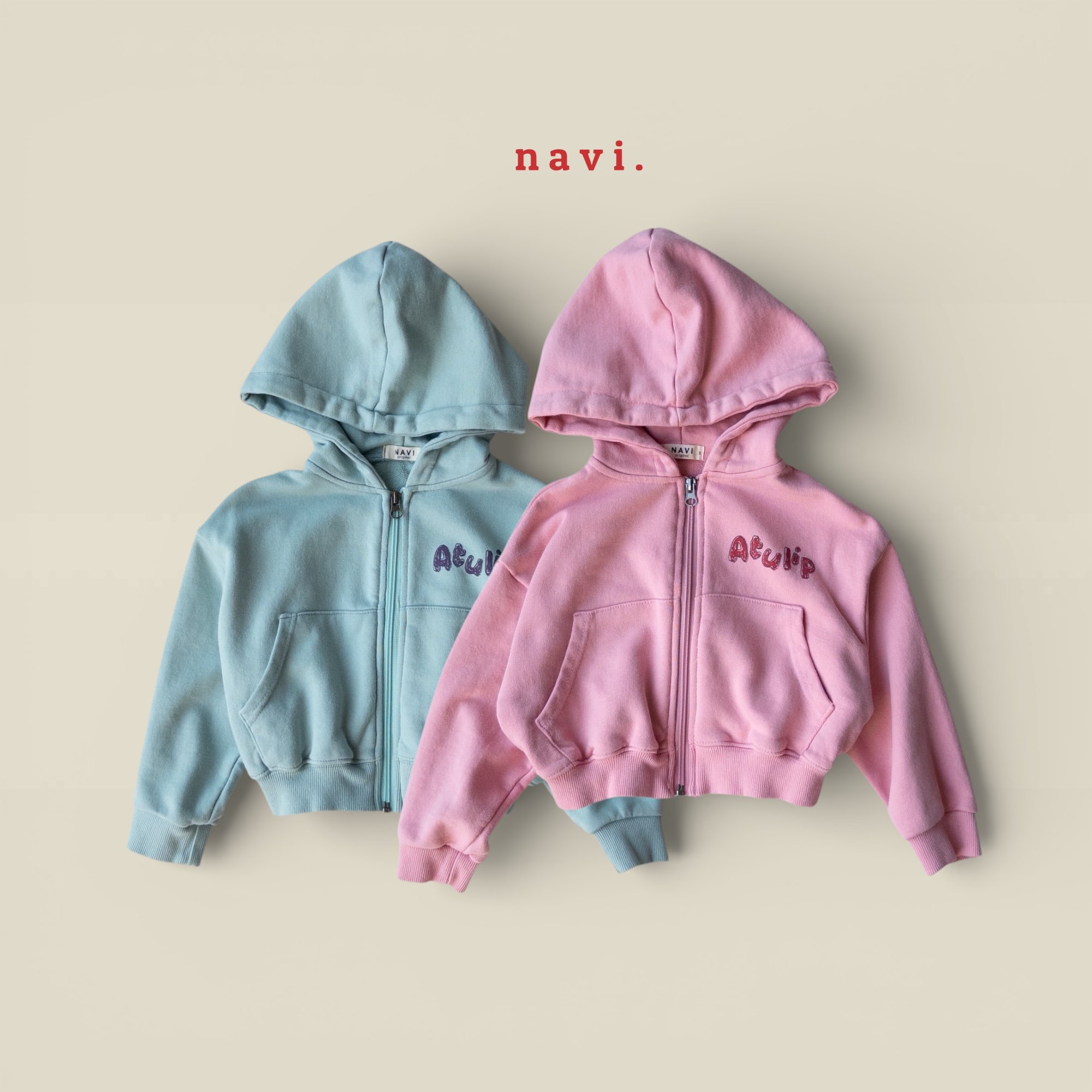 30032花連帽外套(兩色)