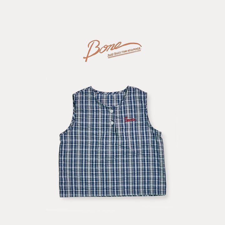 041741格子背心