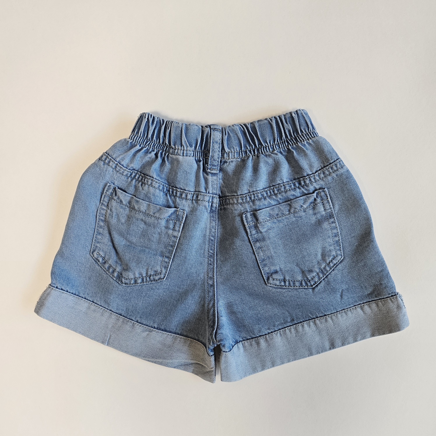 031741蝴蝶結牛仔短褲