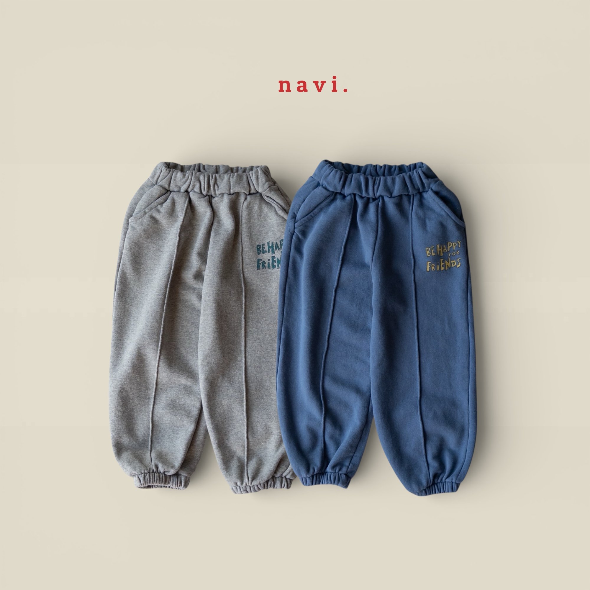 30038英文束口褲(兩色)