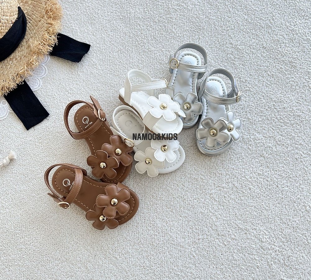 042409花朵涼鞋(三色)