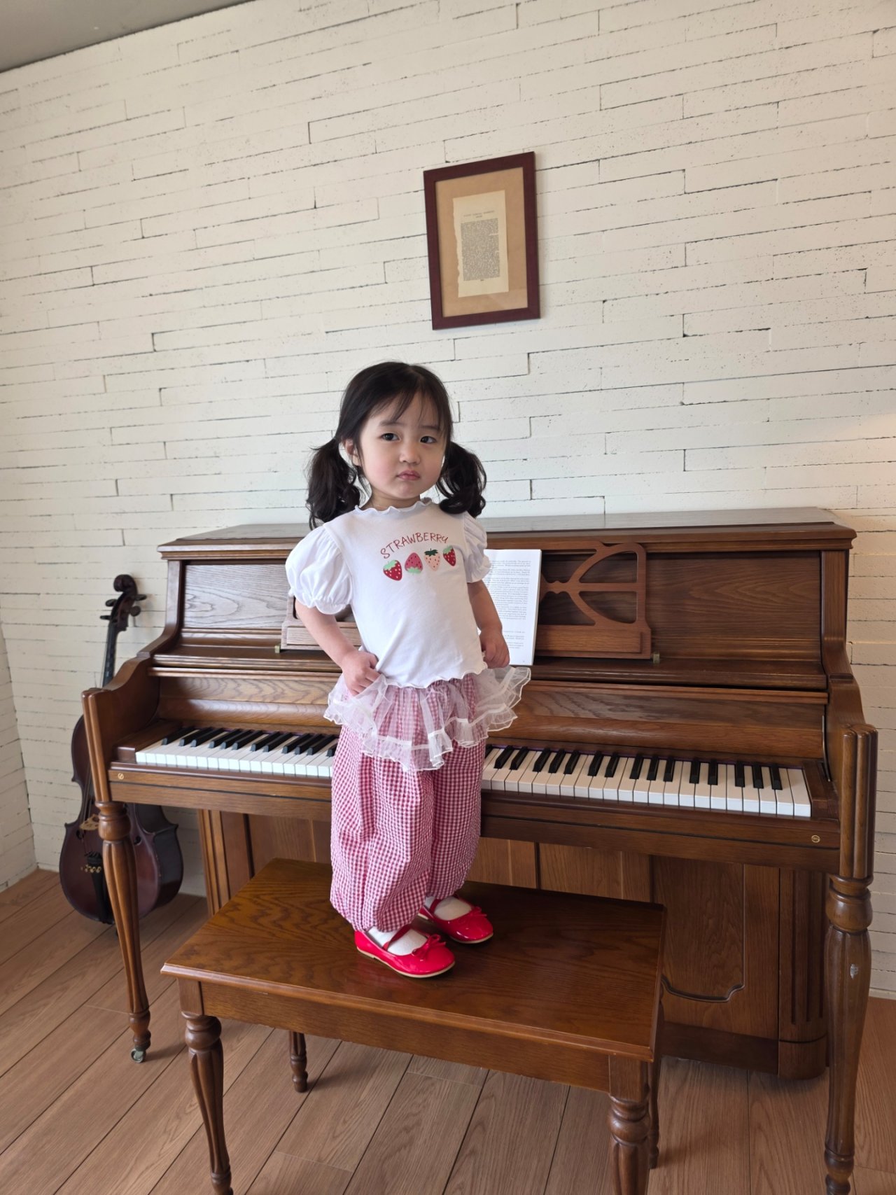 032621造型格子束口褲(兩色)