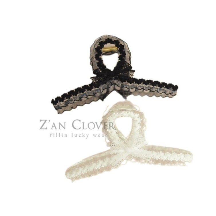 032532花邊髮夾(兩色)