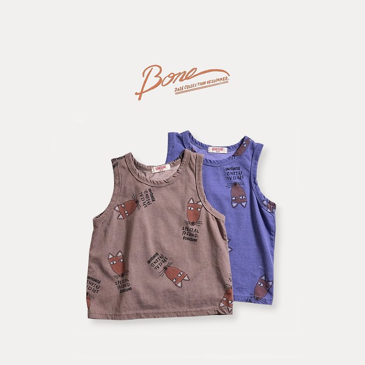 041709狐狸背心(兩色)