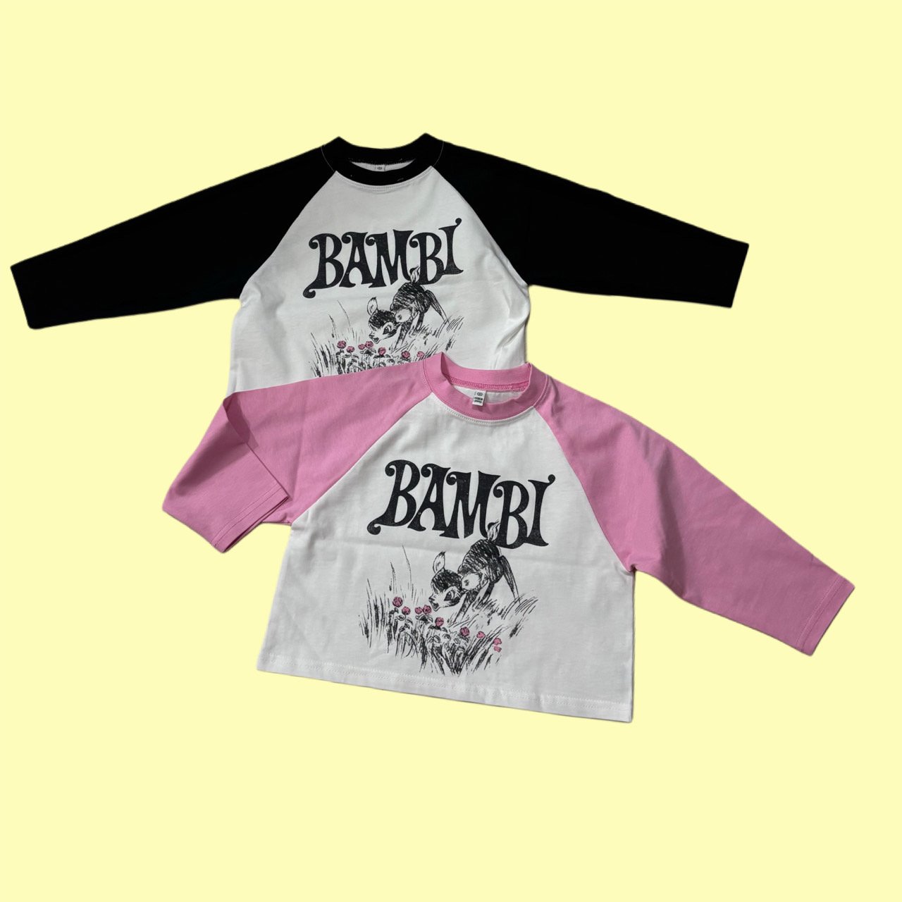 53003小鹿英文上衣(兩色)