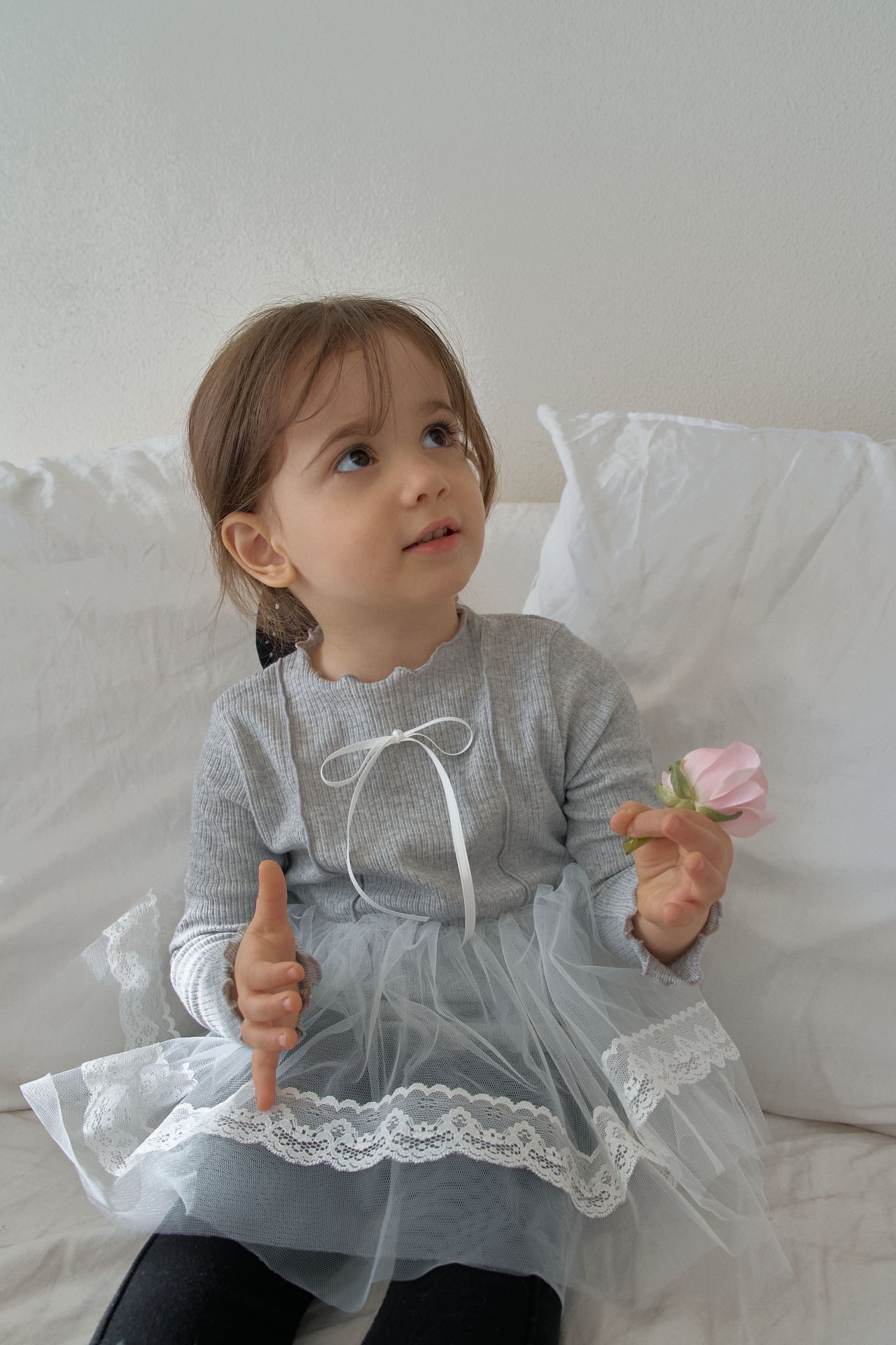 25415蝴蝶結造型連身裙(兩色)