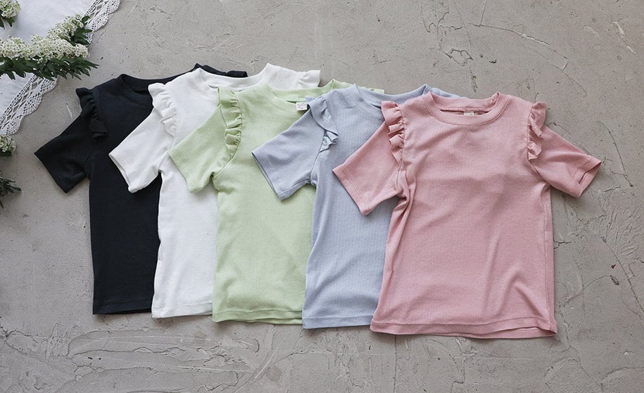 032309小荷葉上衣(五色)