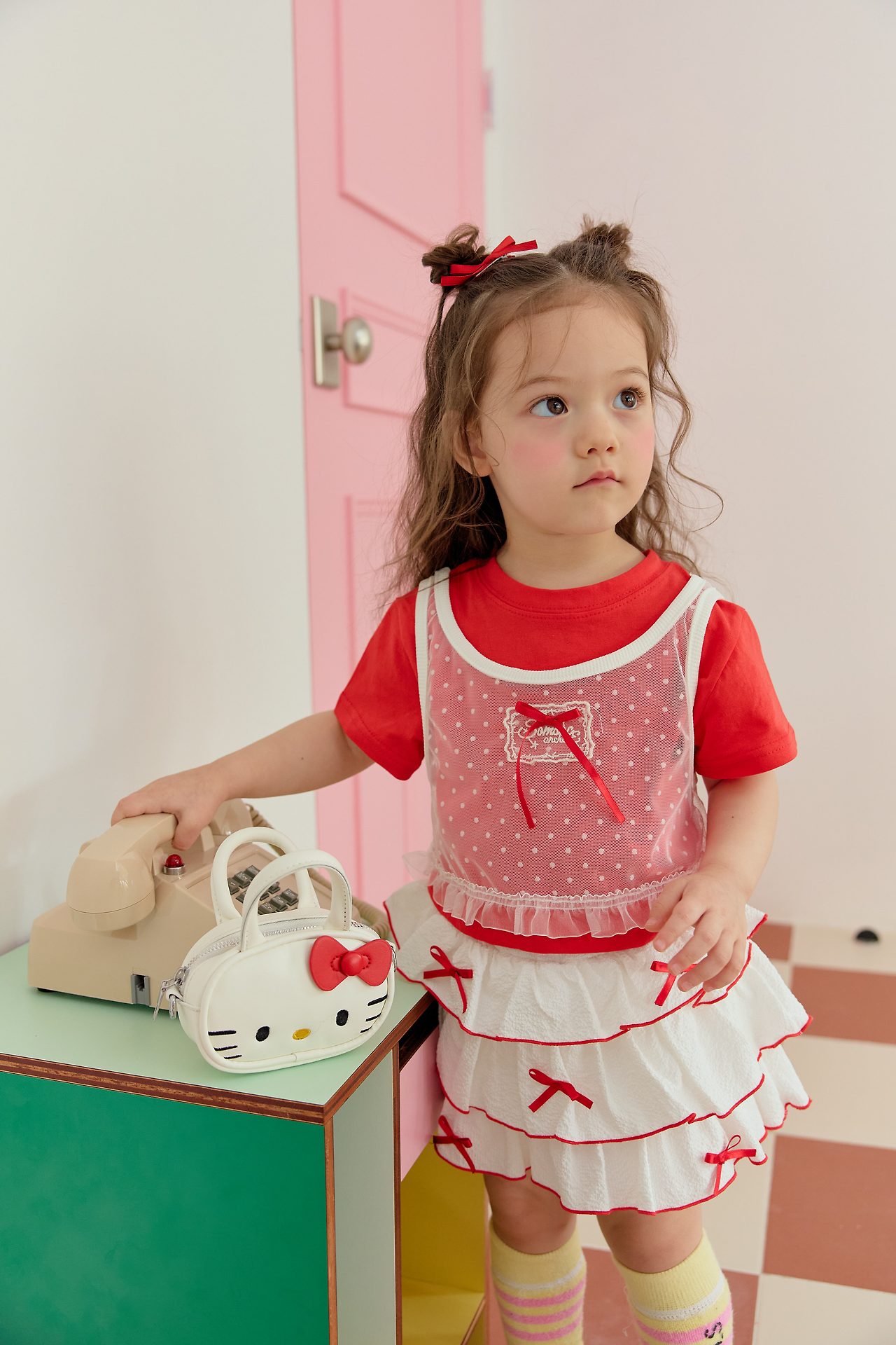 041414造型蝴蝶結上衣(兩色)