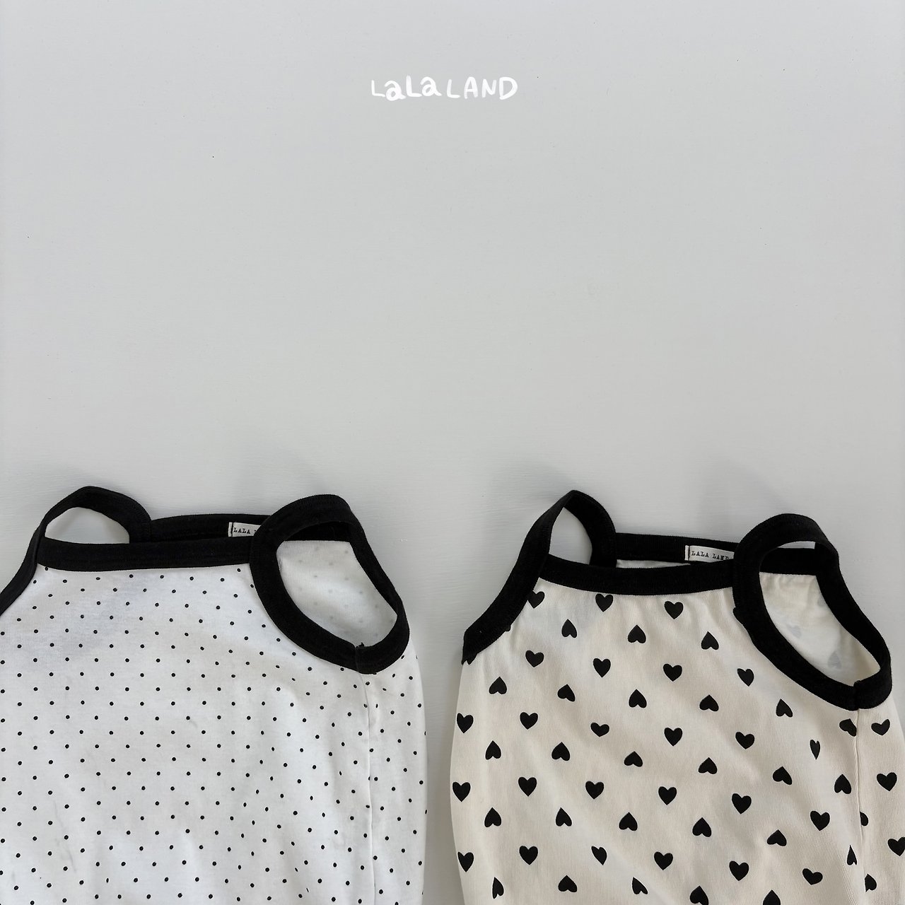 041566幼童愛心點點包屁衣(兩色)