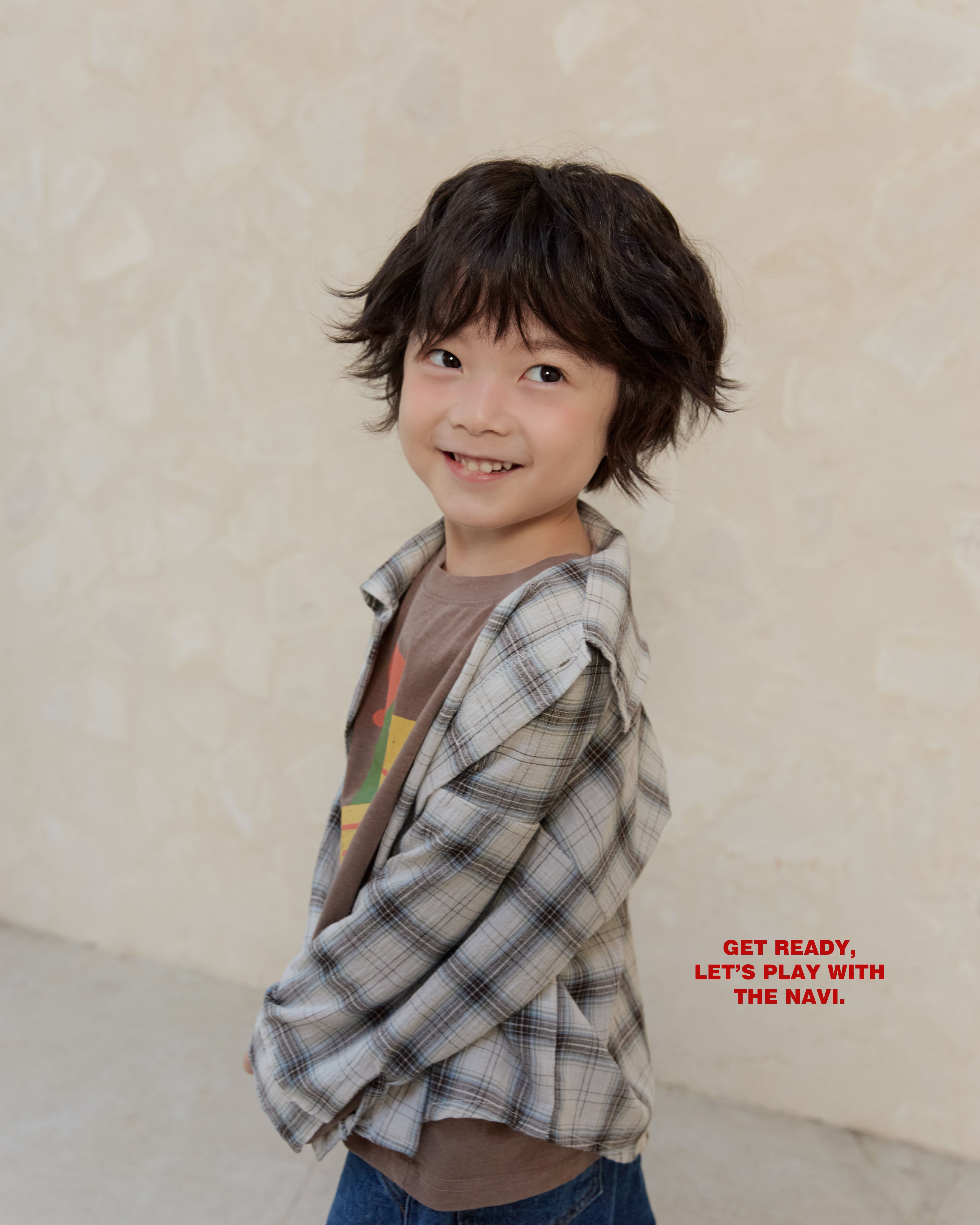 30027翻領格子上衣(兩色)