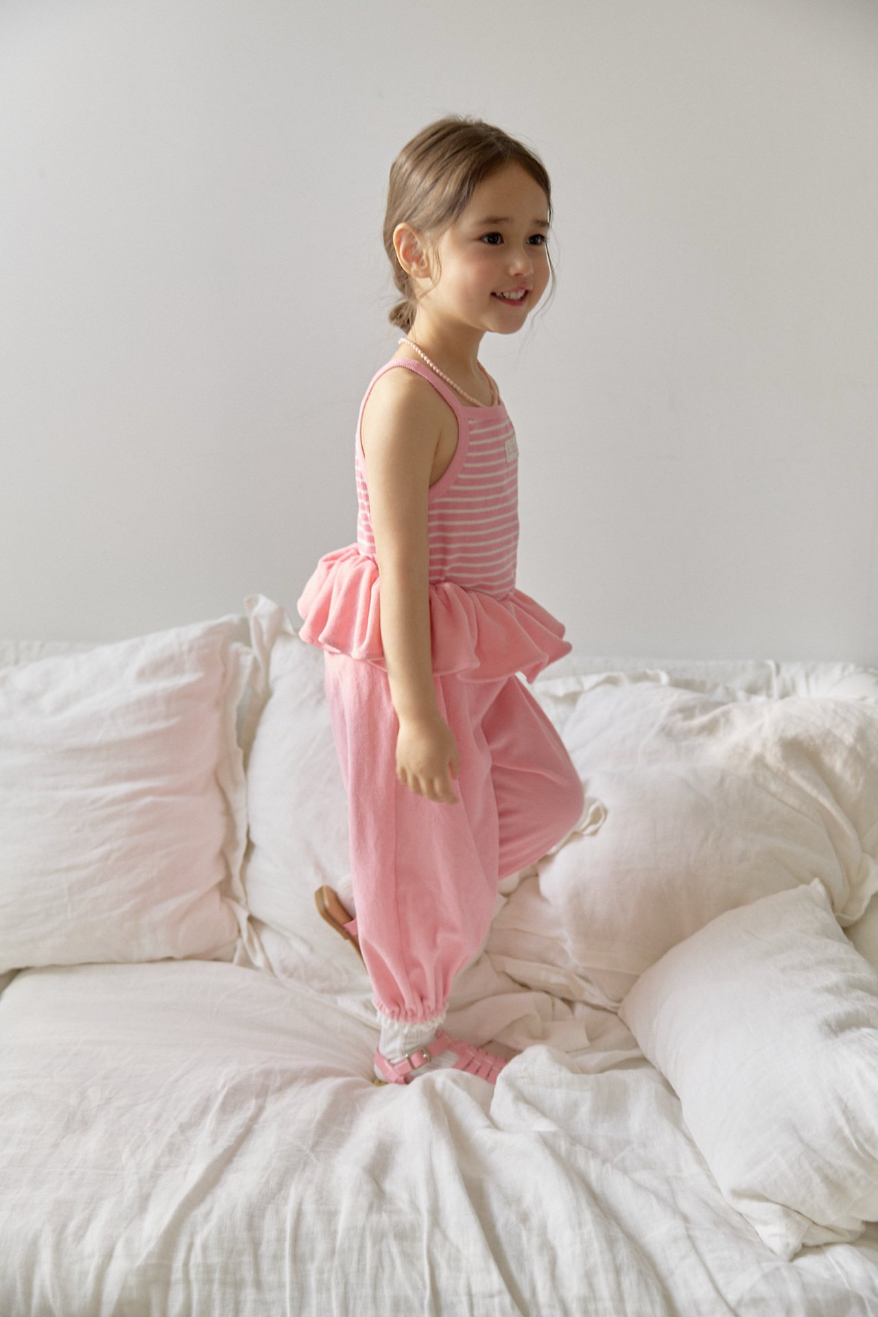 042217花邊束口褲(兩色)