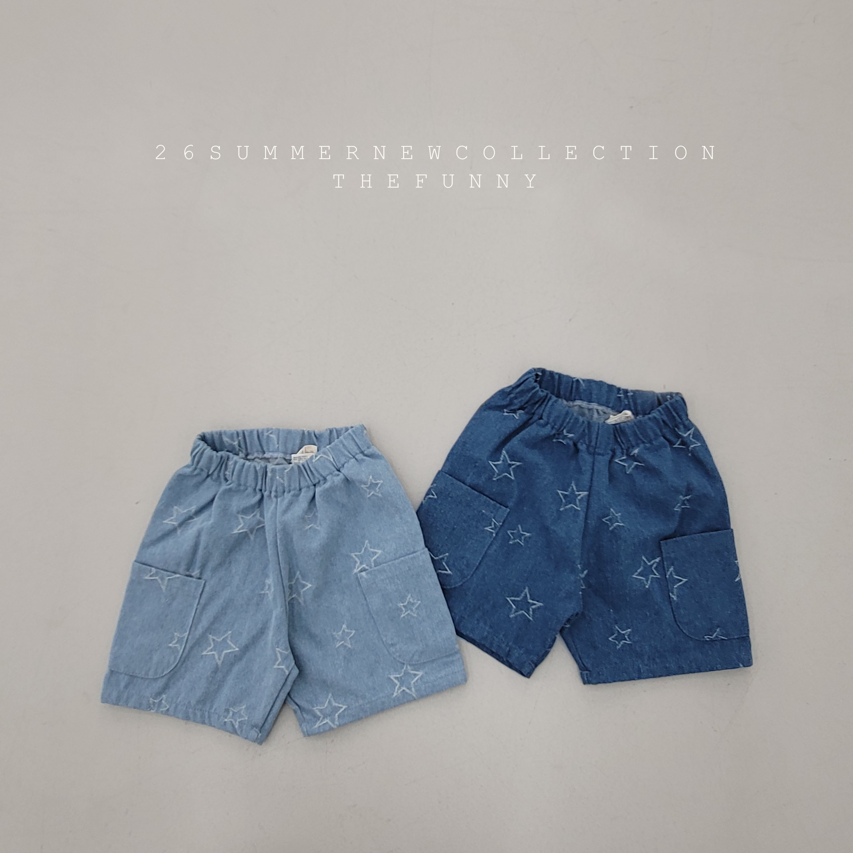 042412星星牛仔短褲(兩色)