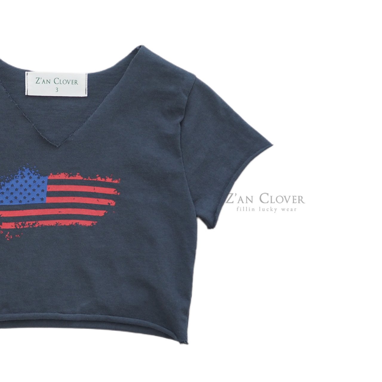 032525美國國旗上衣(兩色)