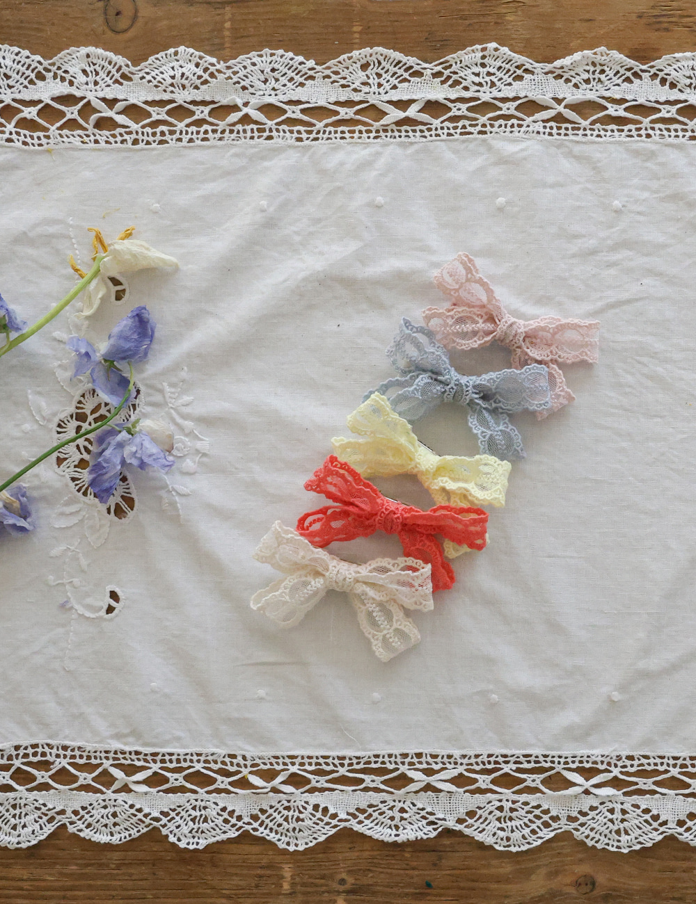 15534蝴蝶結髮夾(五色)