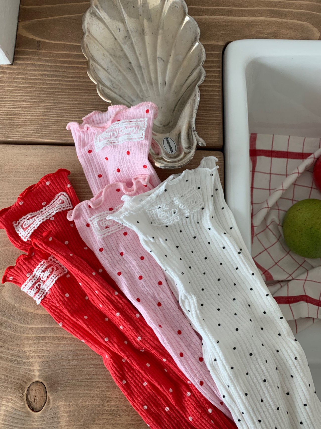 042252點點襪(三色)