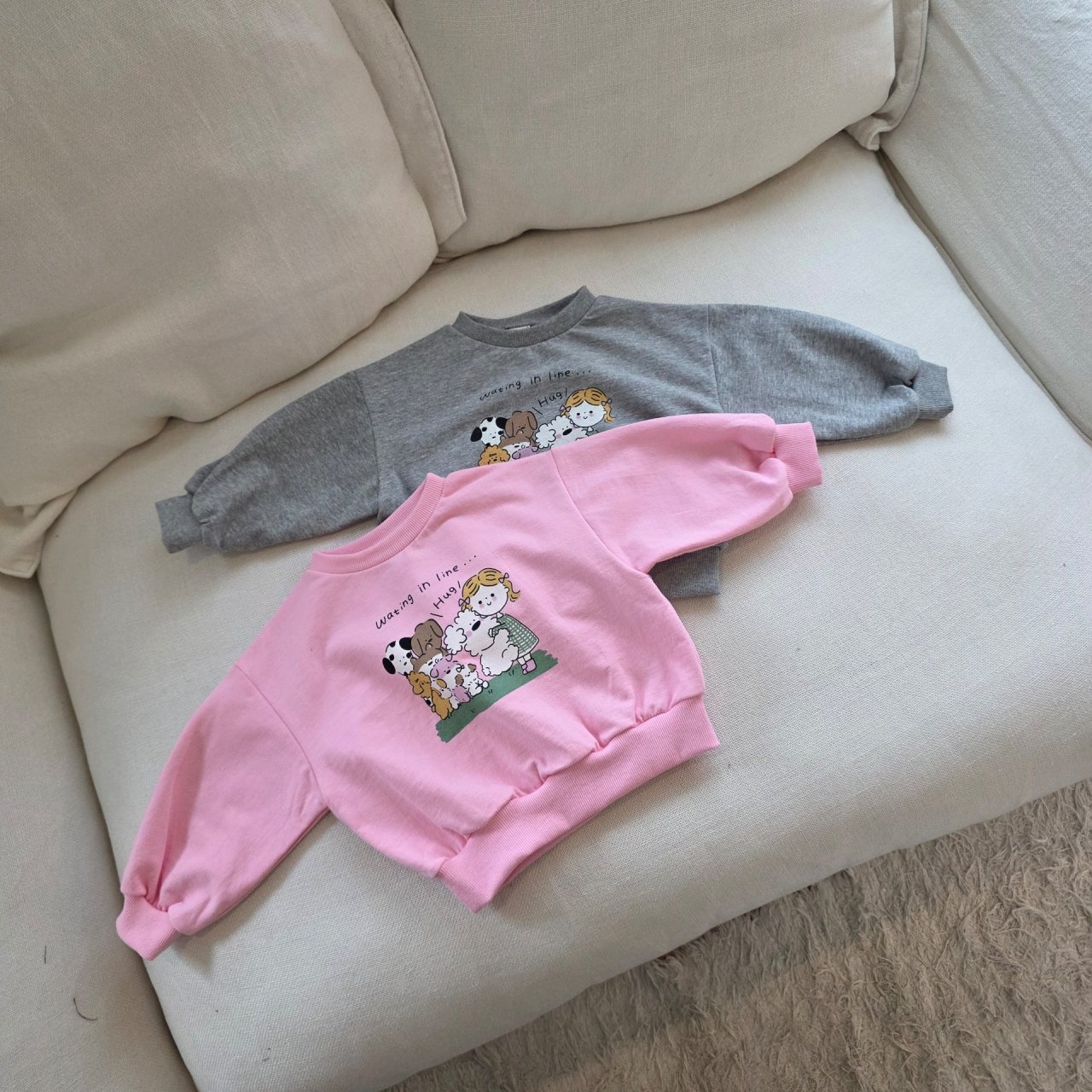 11205女孩狗狗上衣(兩色)