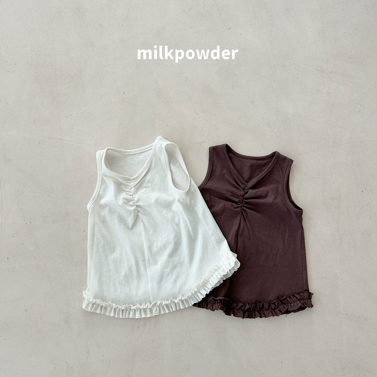 040902下擺荷葉背心(兩色)