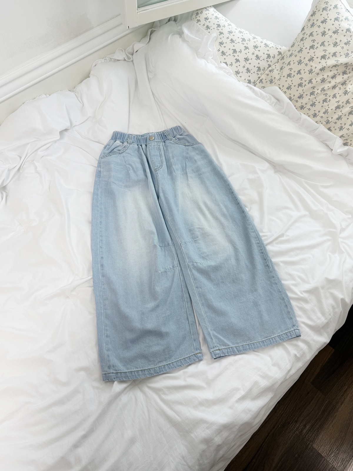 032408淺藍造型牛仔褲