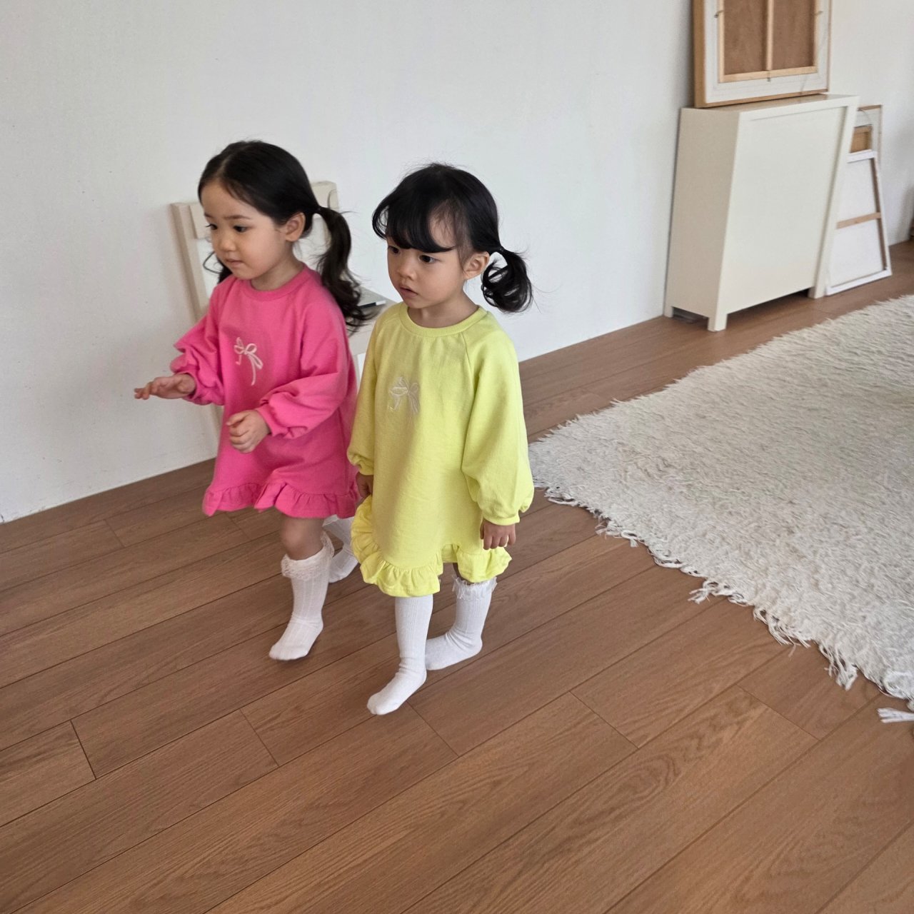 11225蝴蝶結連身裙(兩色)