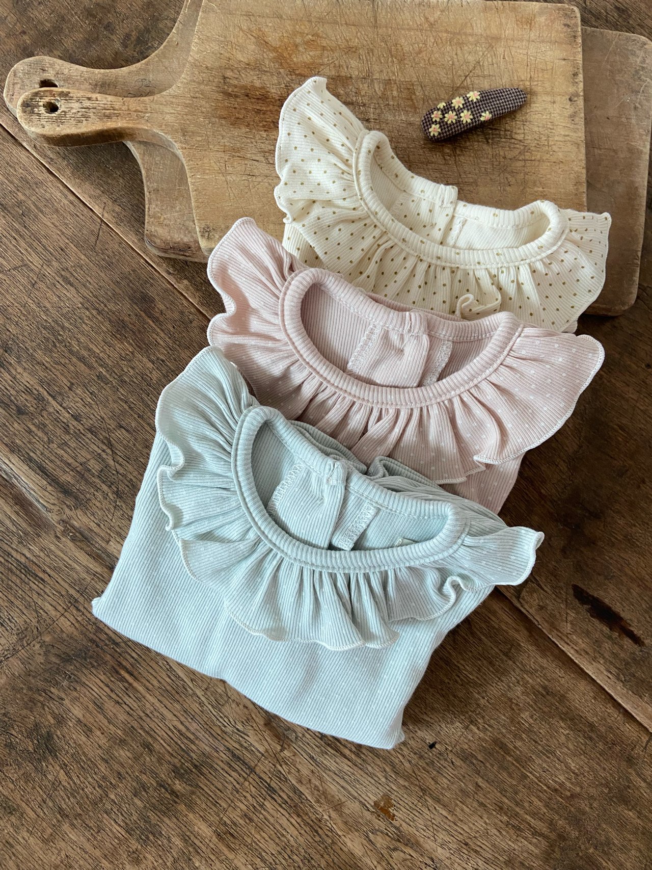 051509荷葉領上衣(三色)