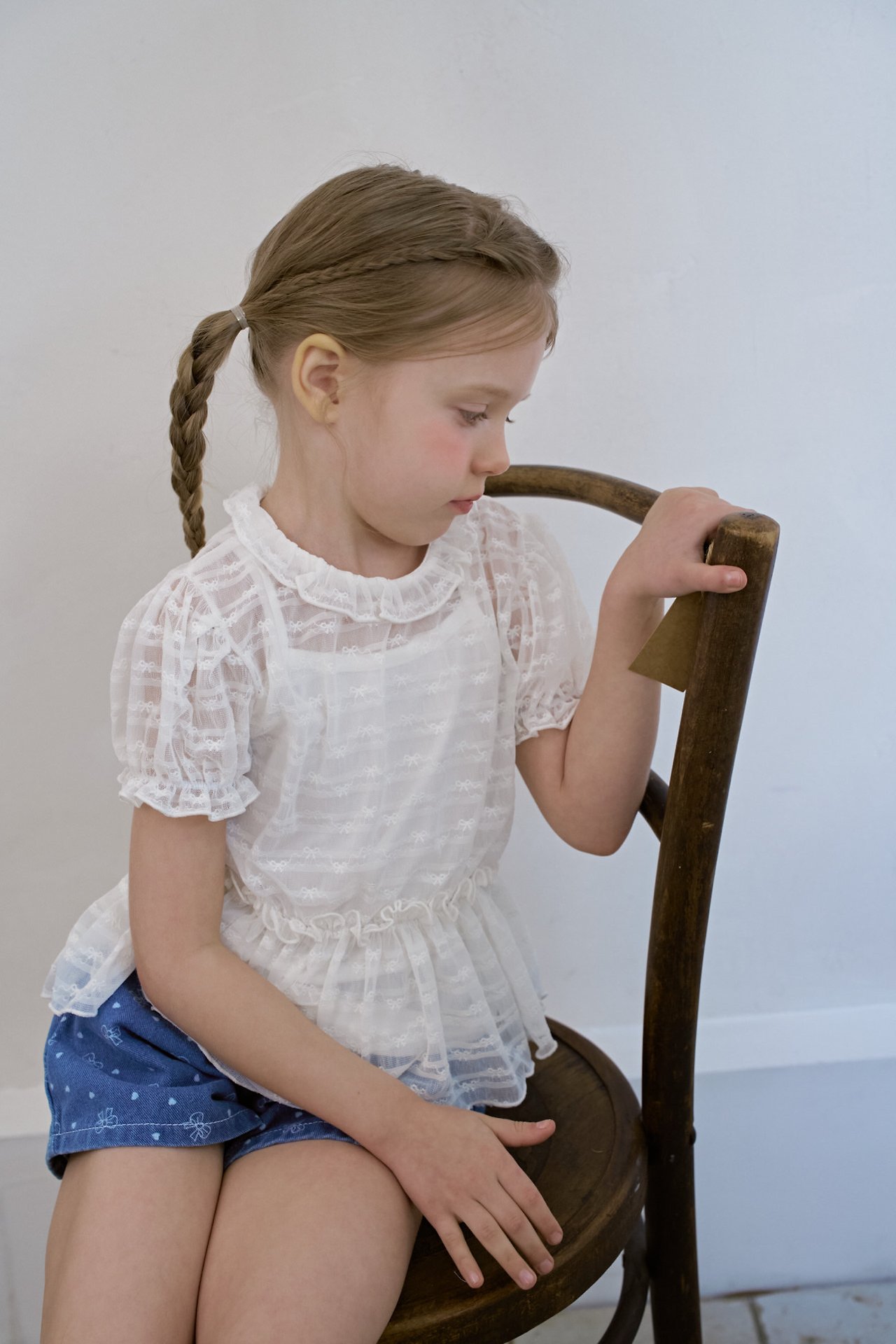 042227浪漫花邊上衣