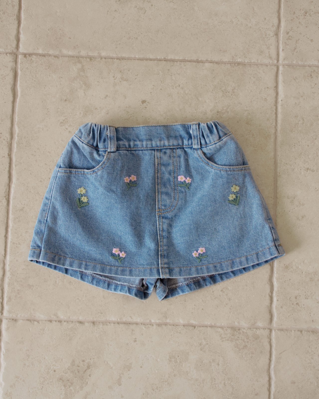 032724牛仔花褲裙