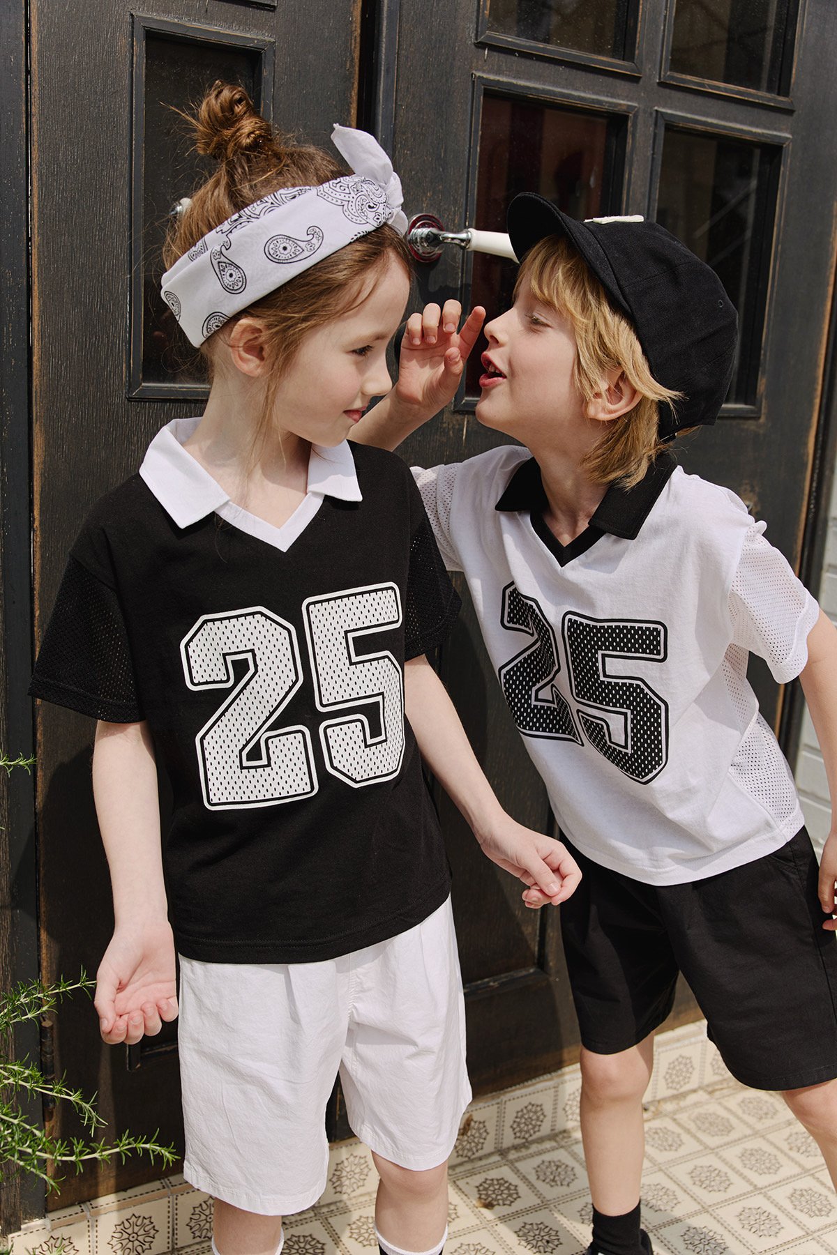 041115數字25翻領上衣(兩色)