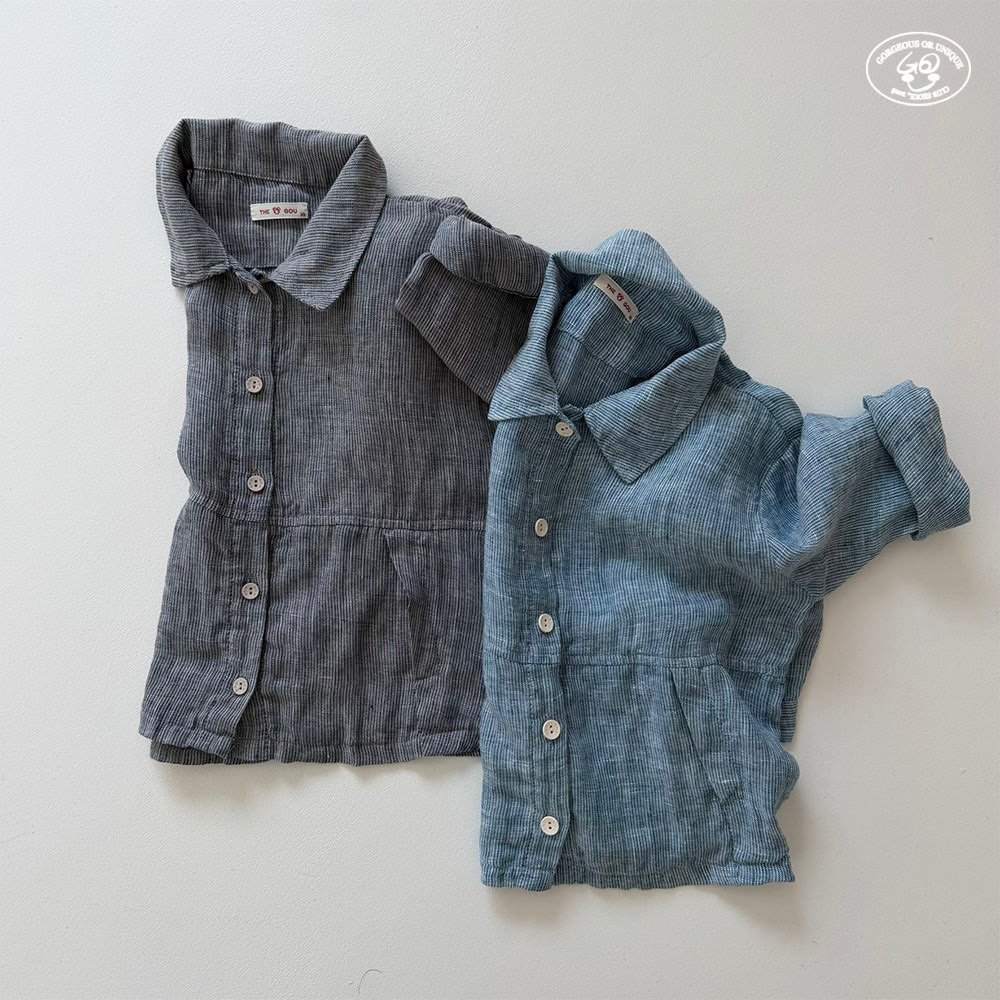 041632親子翻領上衣(兩色)