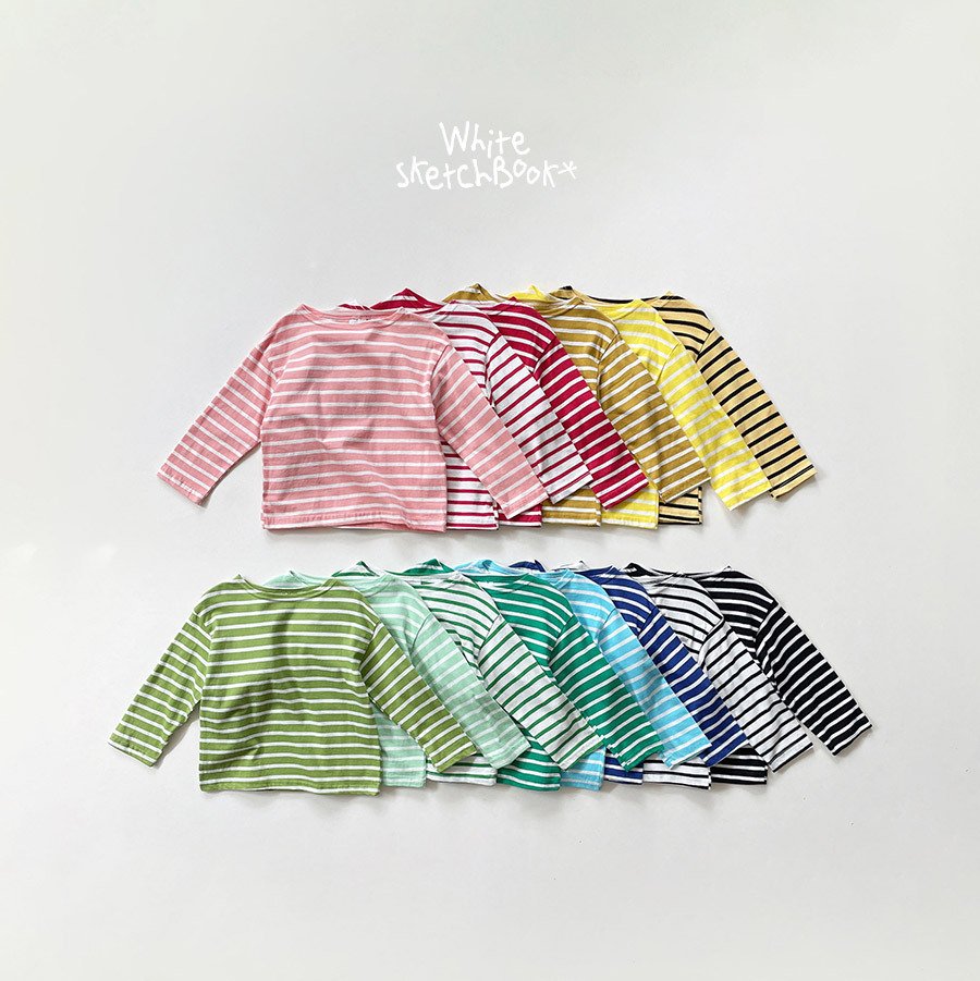 42936彩色條紋上衣(十四色)