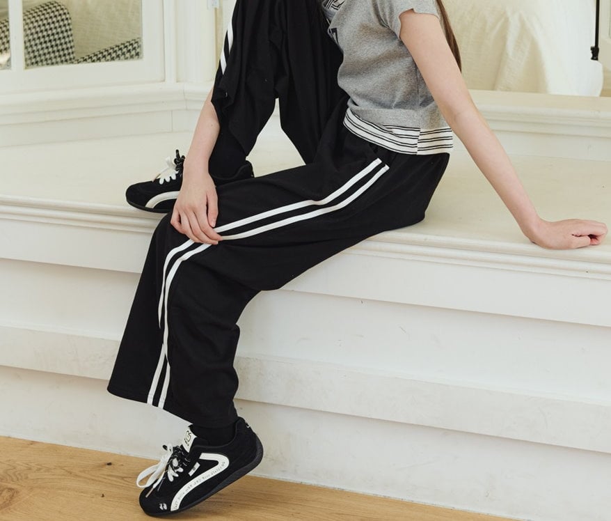 032436側邊線條褲A