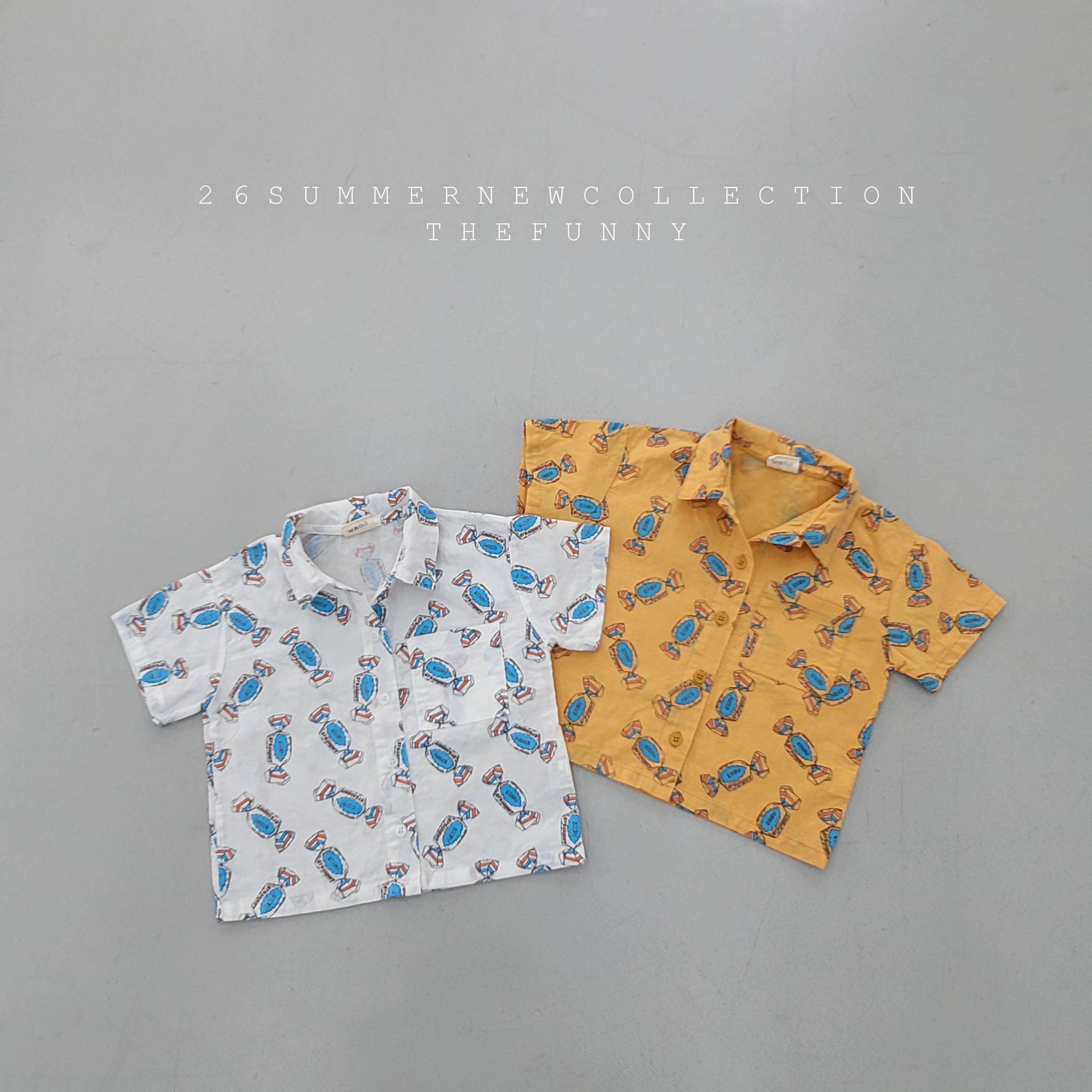 042411翻領糖果上衣(兩色)